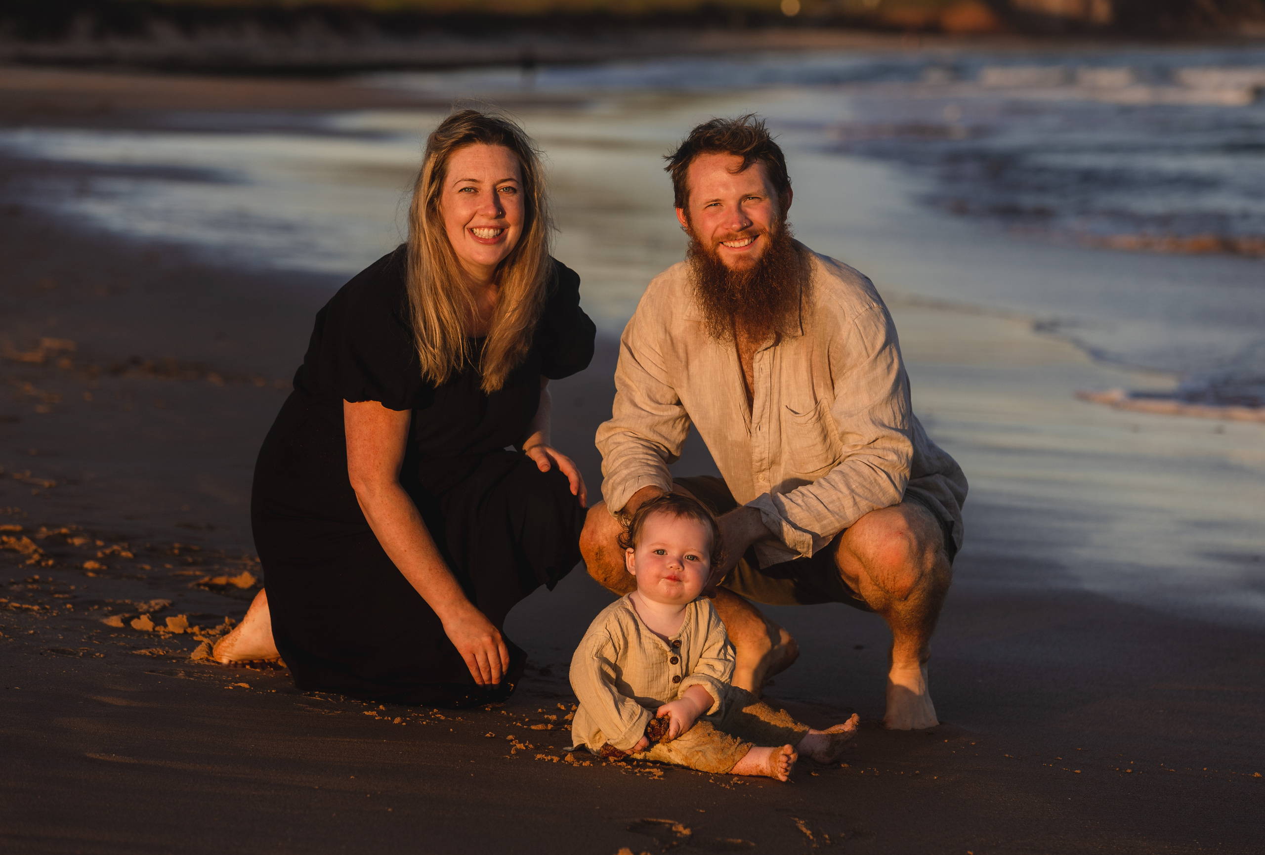 Sunset photo session @Curl Curl North Beach. True Story Photography