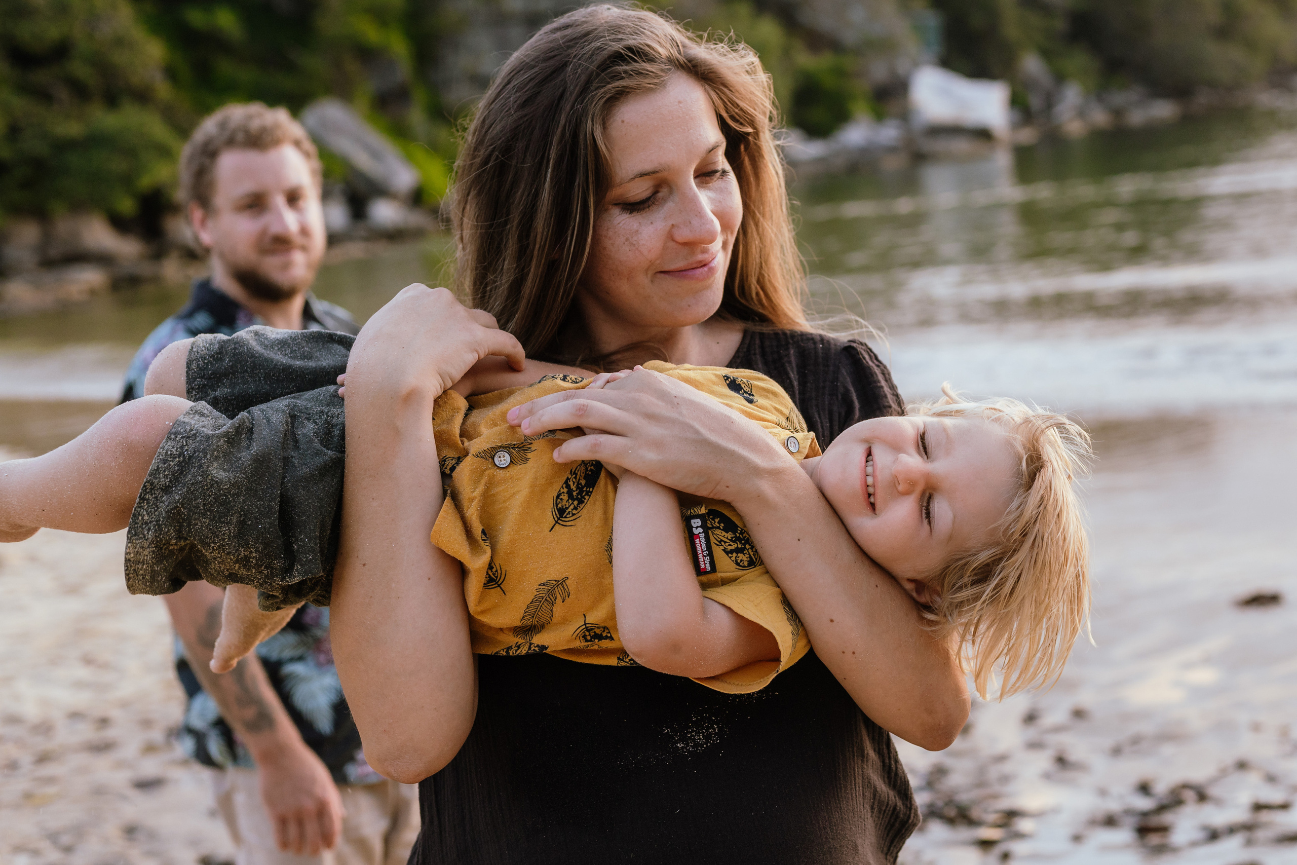 Evening photo session at @Collins Beach. True Story Photography
