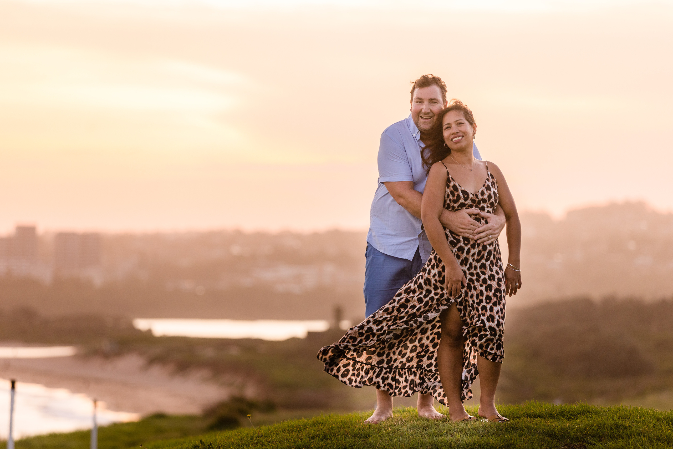 Golden hour photo session @Long Reef Beach. True Story Photography