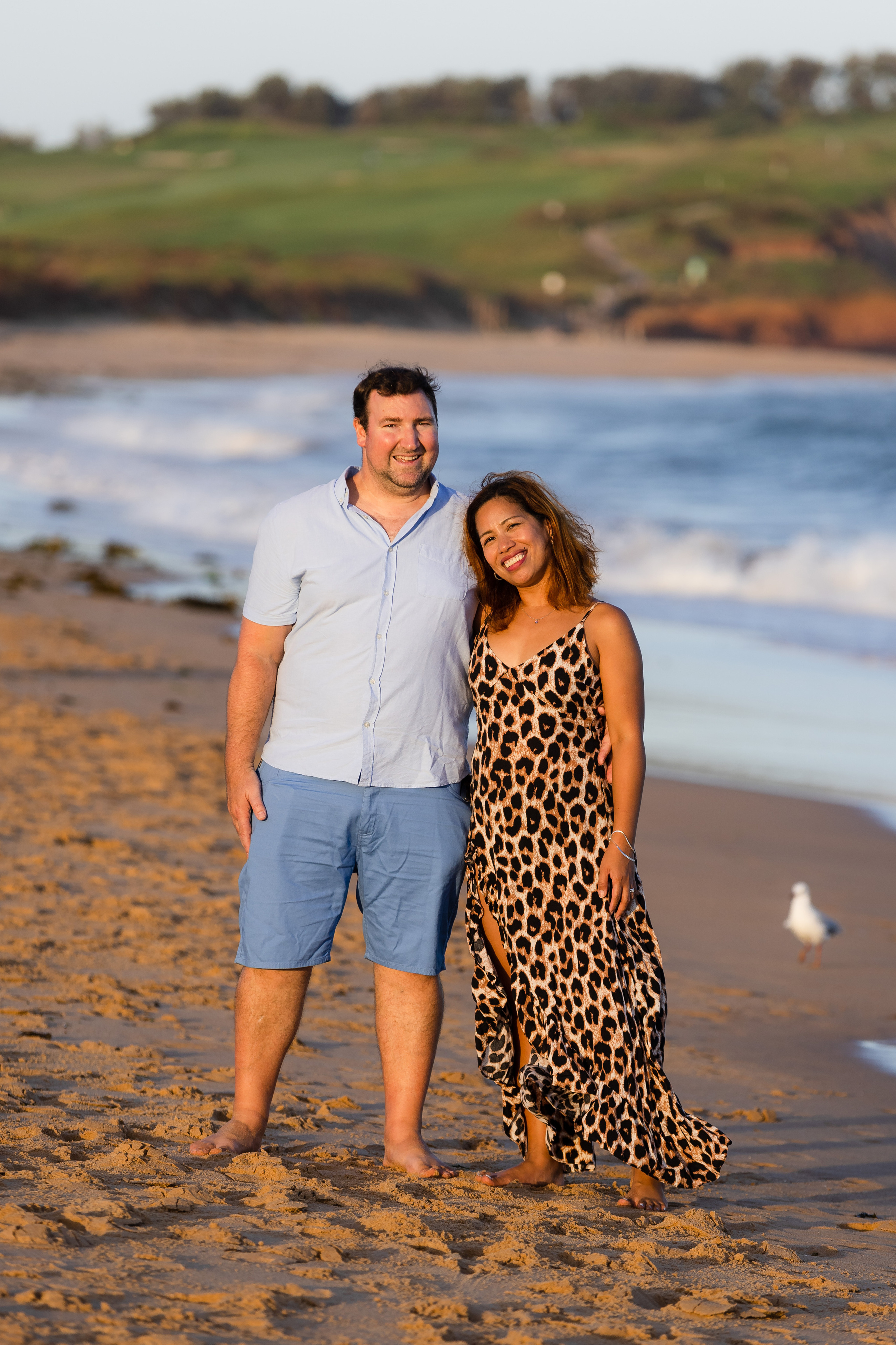 Golden hour photo session @Long Reef Beach. True Story Photography