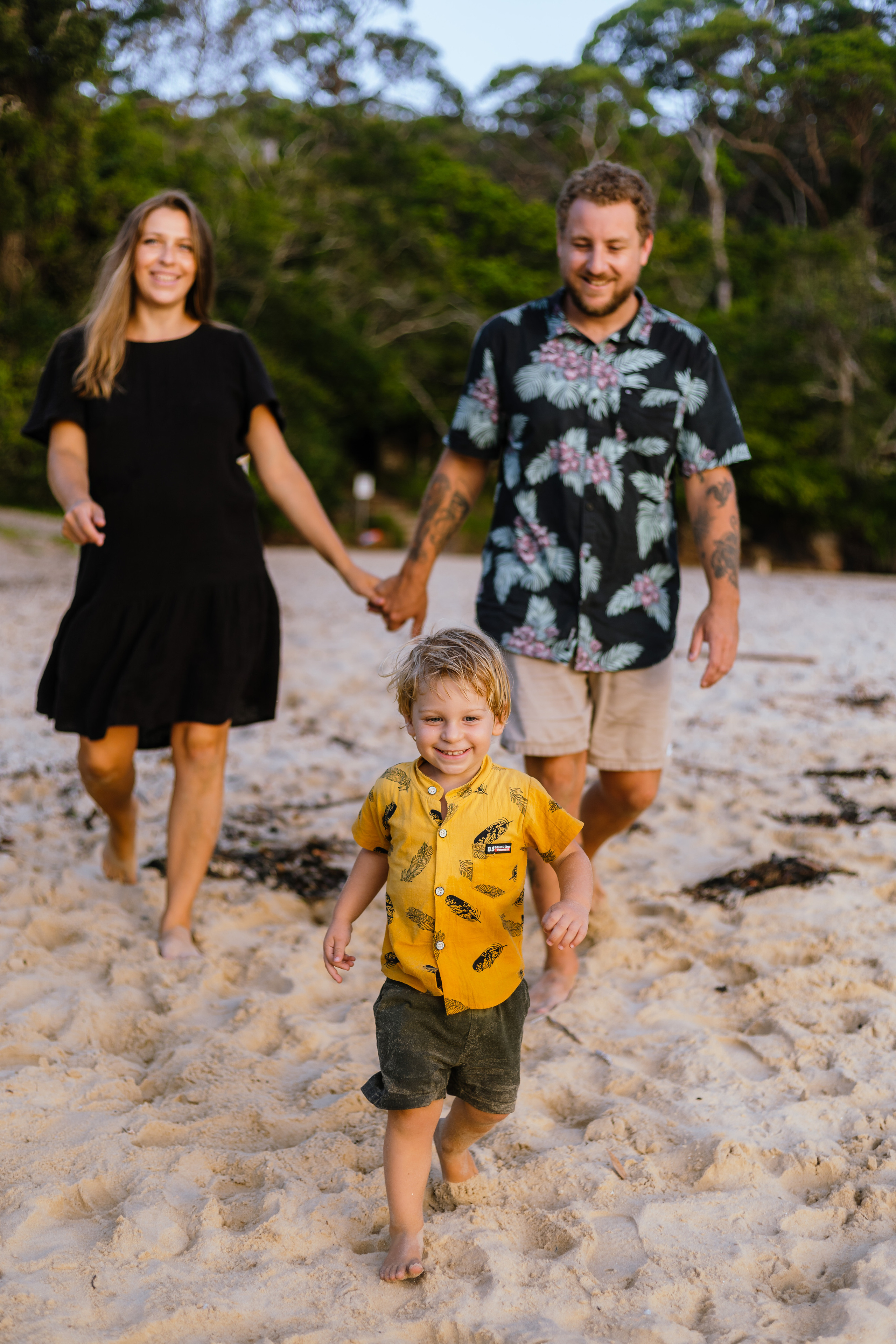 Evening photo session at @Collins Beach. True Story Photography
