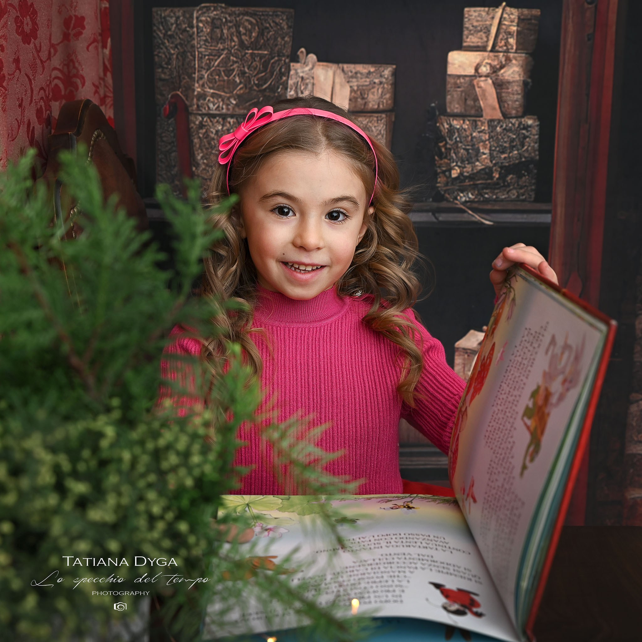 Mini sessioni «Cartolina di Natale». Lo specchio del tempo photography