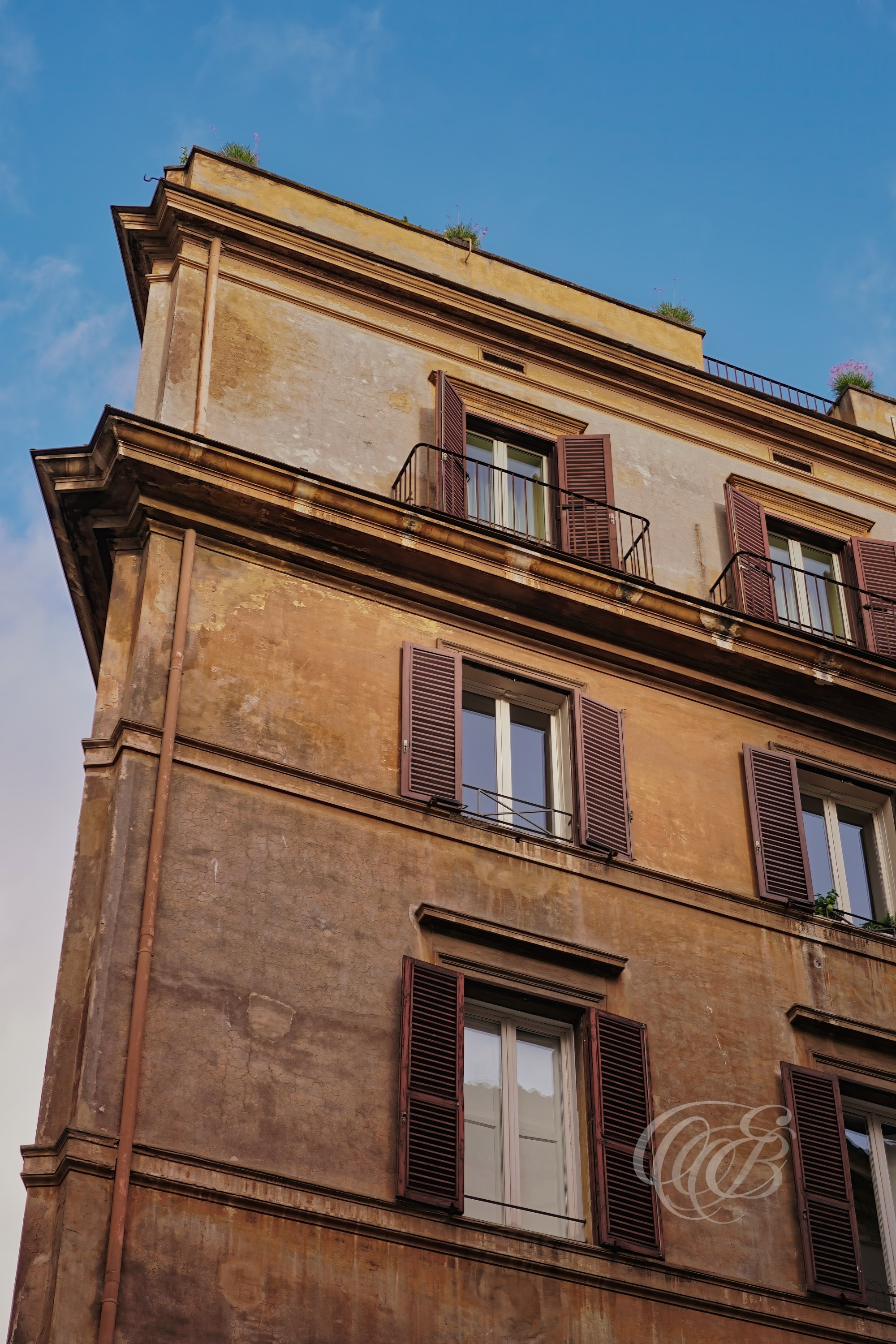 Photography of Italy — Historic Building Facade near the Pantheon in Rome — Eduardo Bartoli Fine Art & Travel Photography