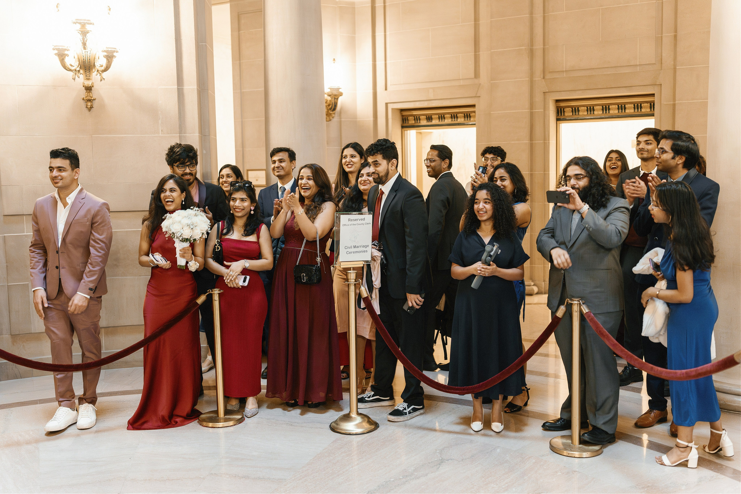 San Francisco City Hall Wedding. Wedding Photography & Videography Team in California, Los Angeles, San Francisco, San Diego and Travel