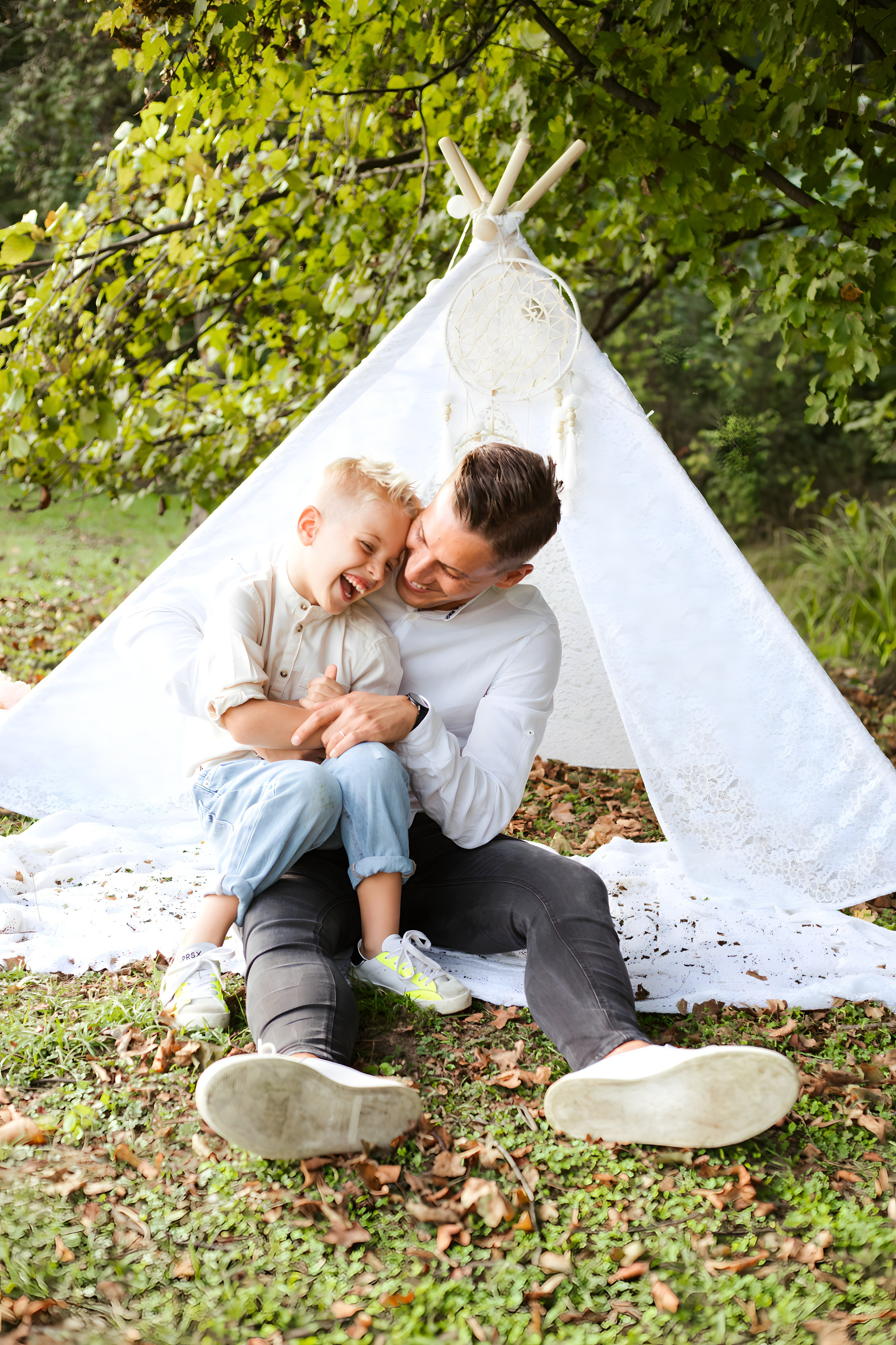 Maggie e la sua bellissima famiglia. Luci e Capricci Photography