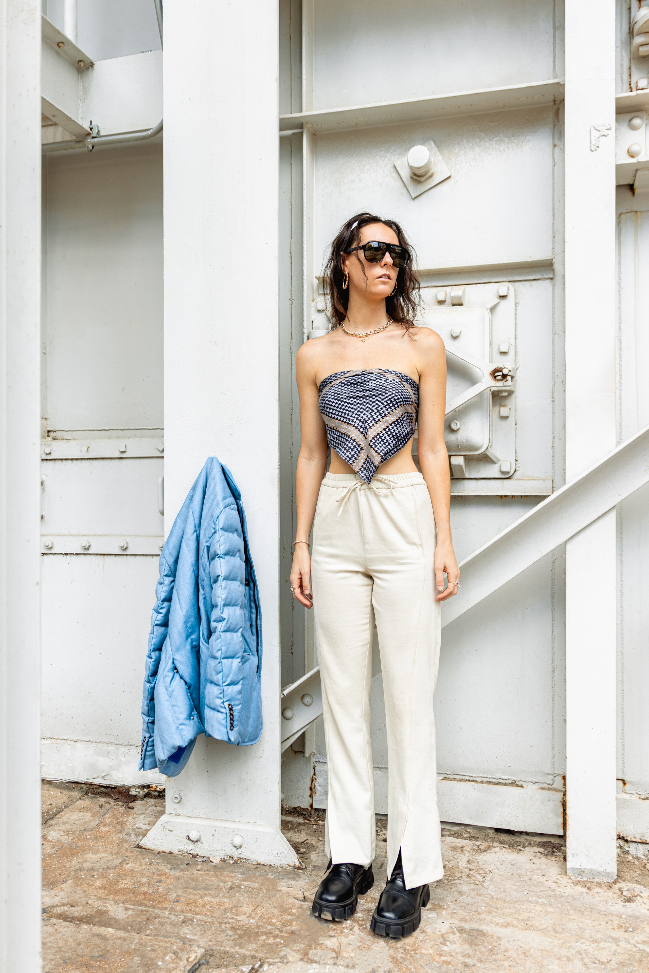 Alison’s fashion photoshoot at the Austin Power Plant