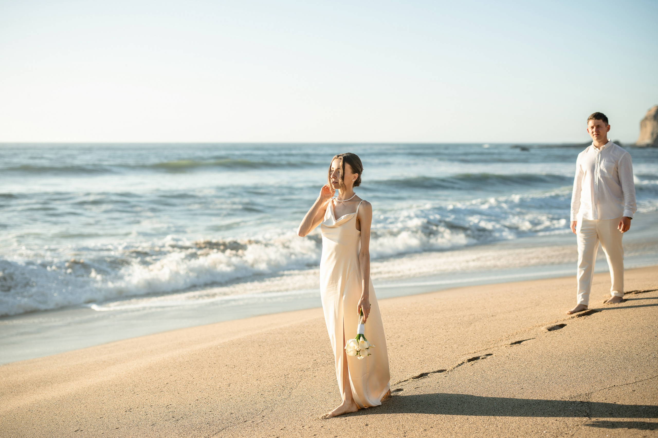 Ceremony by the Ocean🕊️. Wedding & Elopement Photographers in California