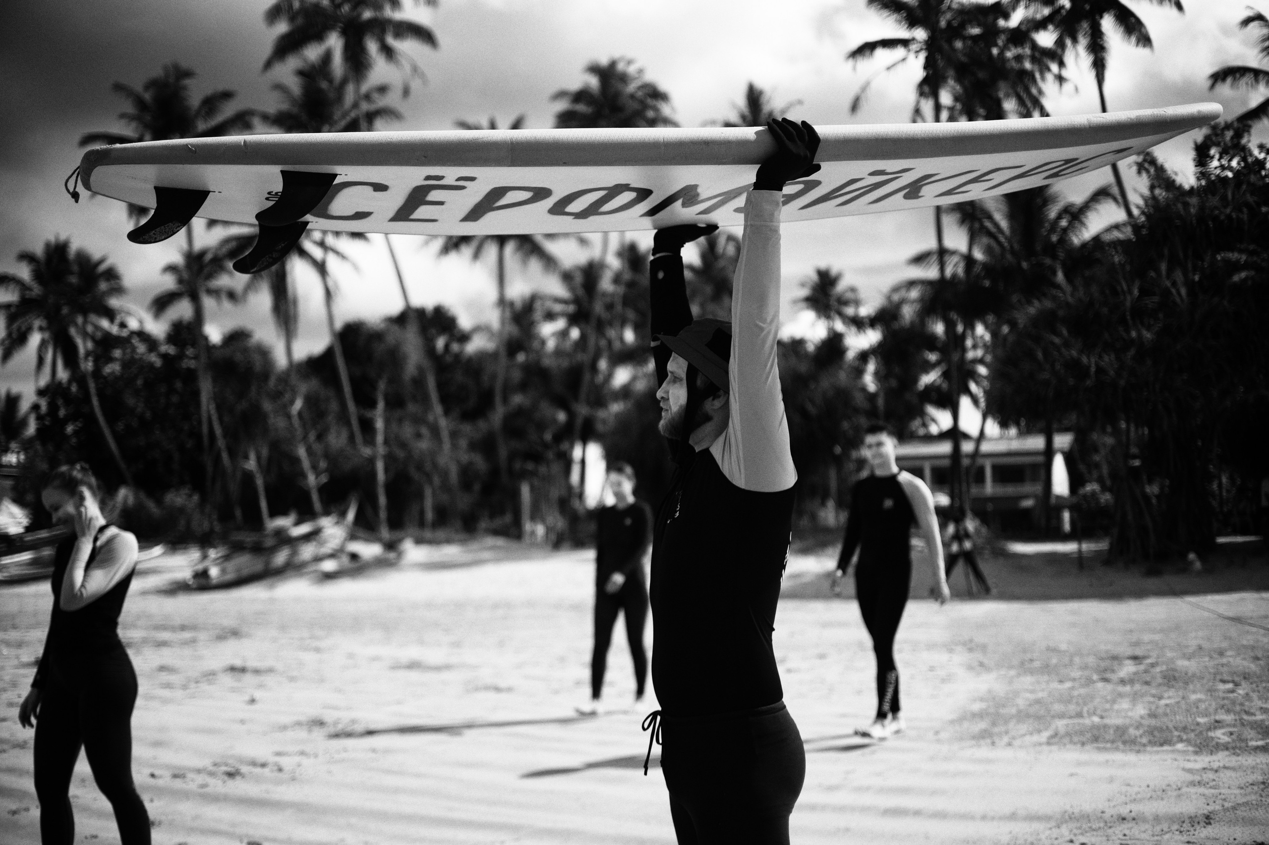 Surfcamp Black&White. Photographer Sri Lanka