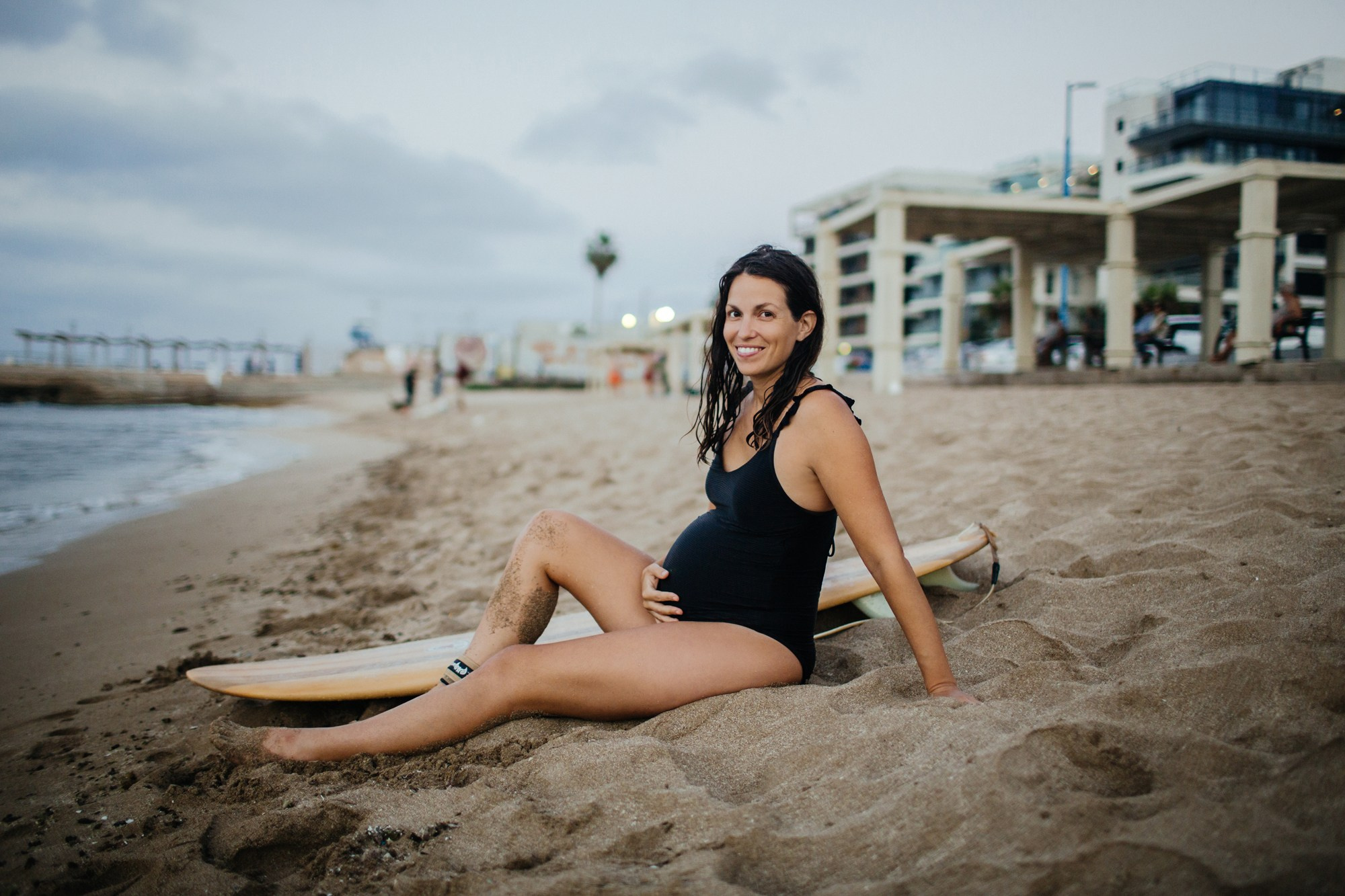 Marie at Bat Galim. Family photographer in Israel