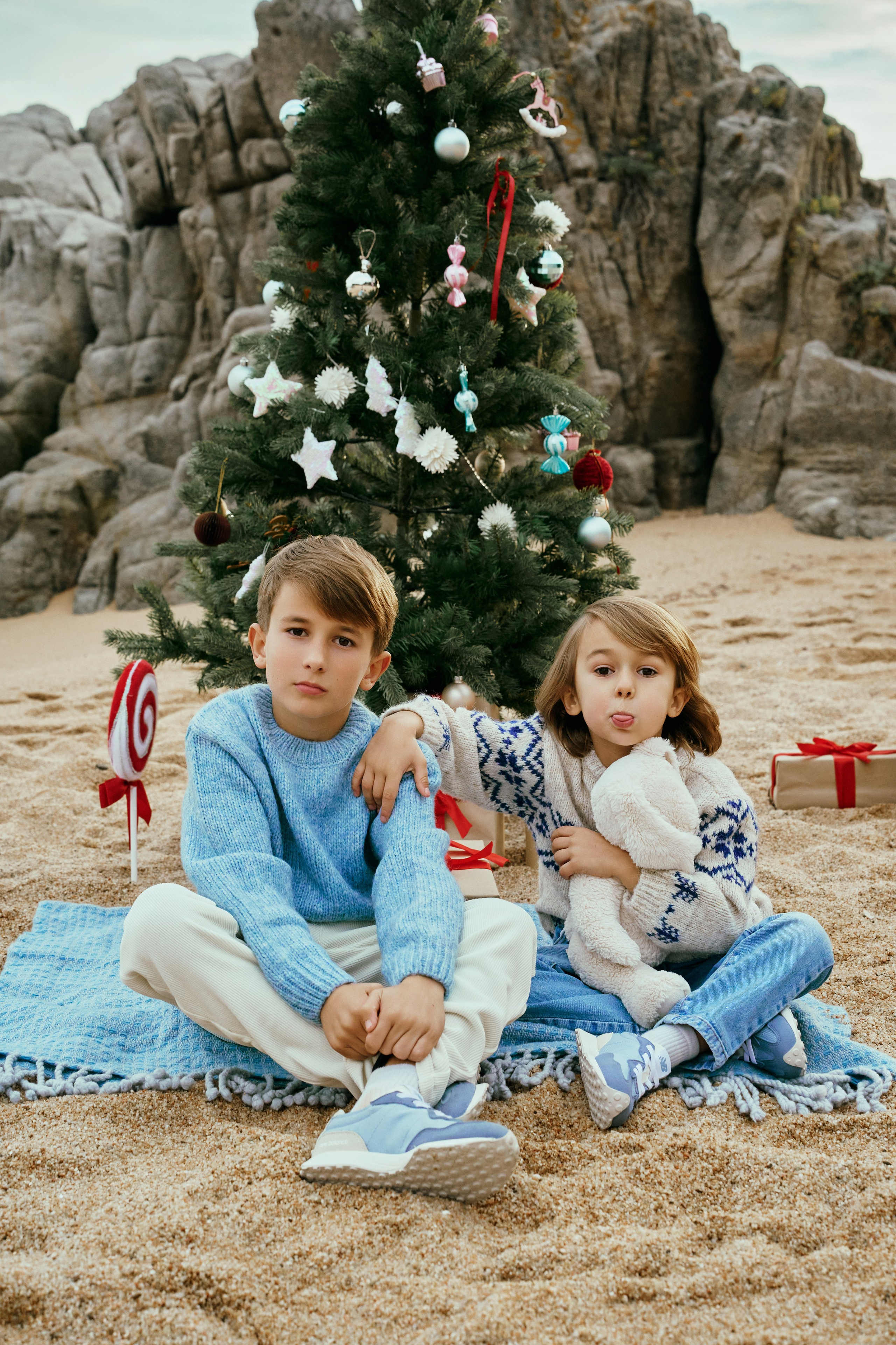 Рождество на пляже. Такие разные, любимые. Фотограф в Барселоне Жанна Захарченко