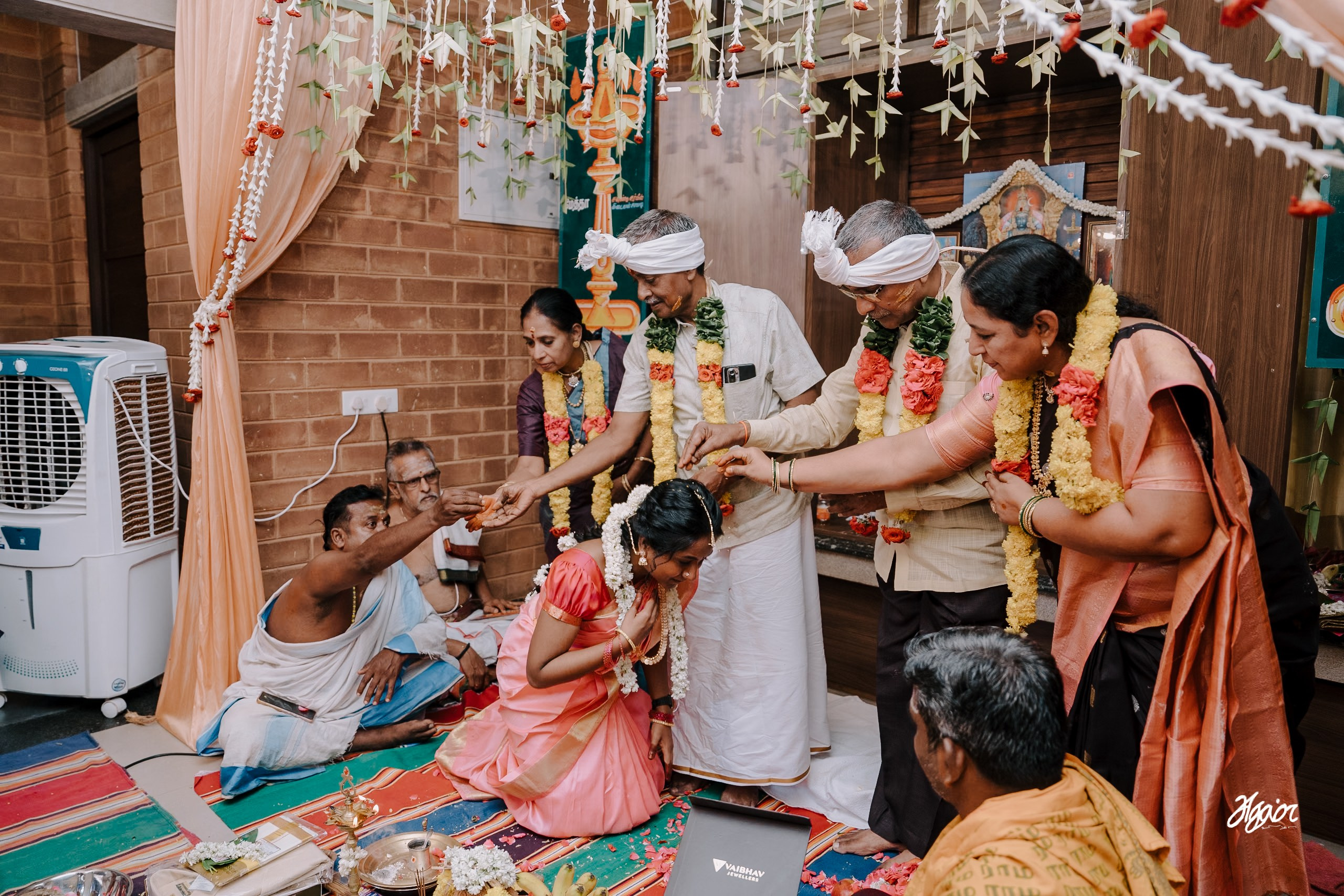 Wedding documentary photography in Pondicherry. Agam Vizha