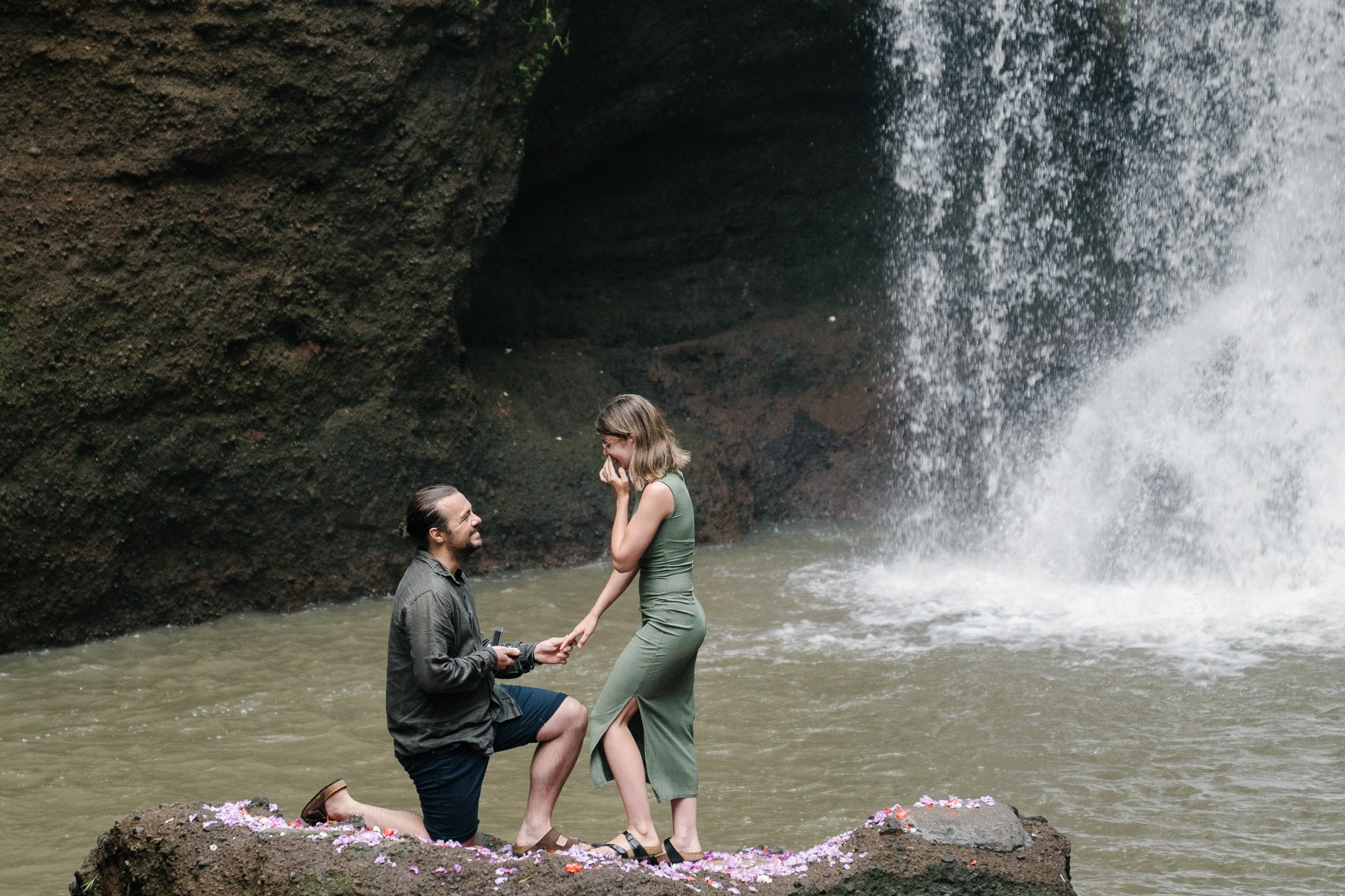Marriage Proposal in Bali. Female Photographer in Bali