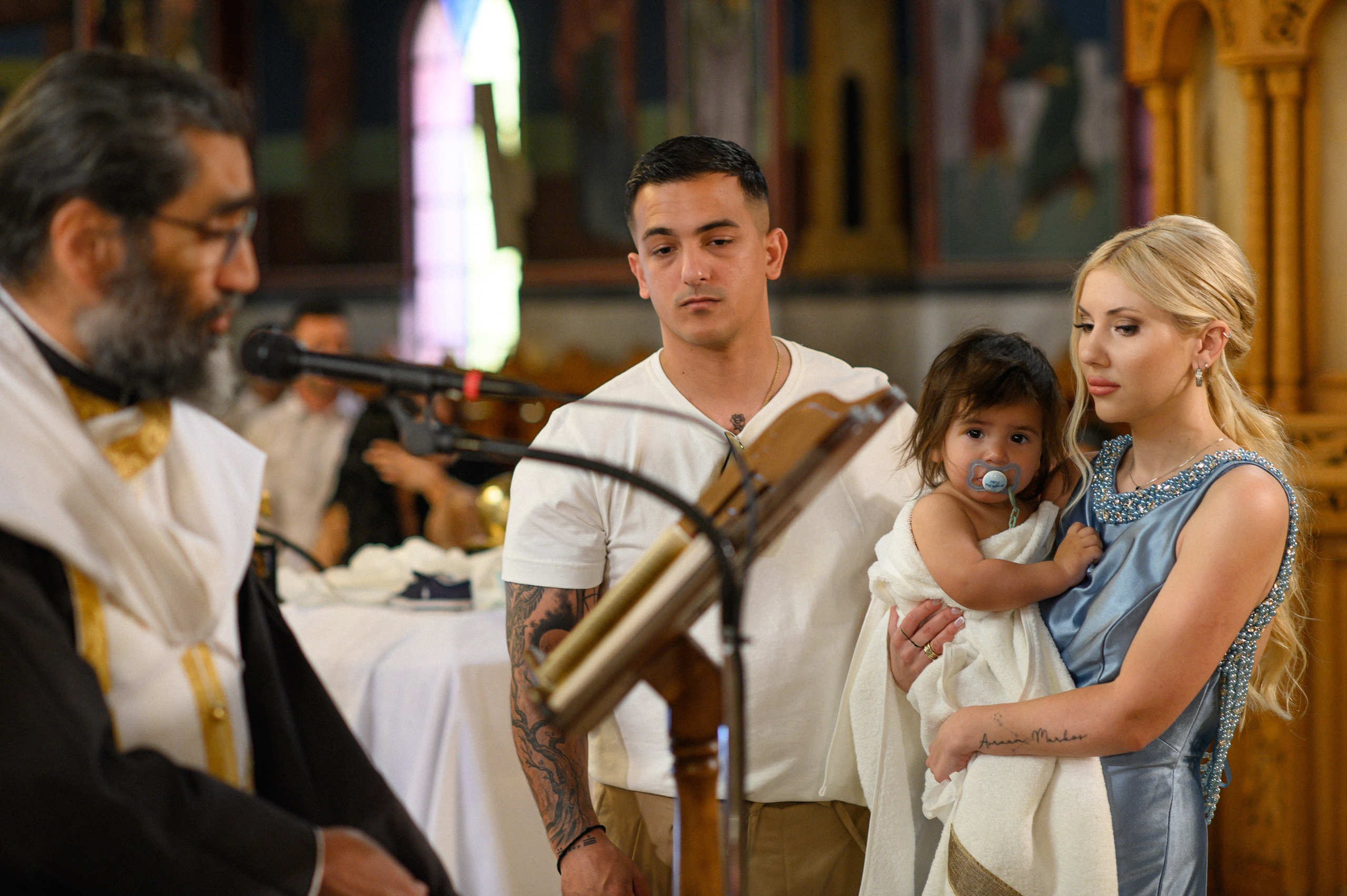 Baptism Maksimos. Family, children, portrait, and event photography in Thessaloniki
