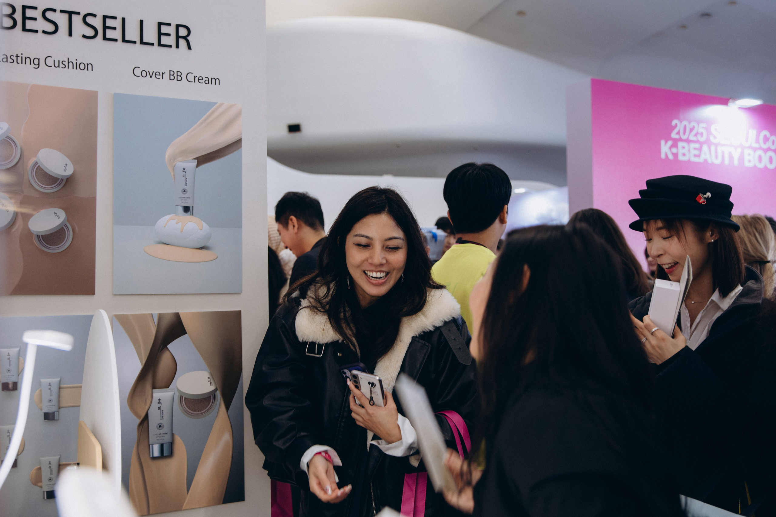 Seoul beauty expo 2025 (Black Rice). Portrait photographer in South Korea Olga Lian