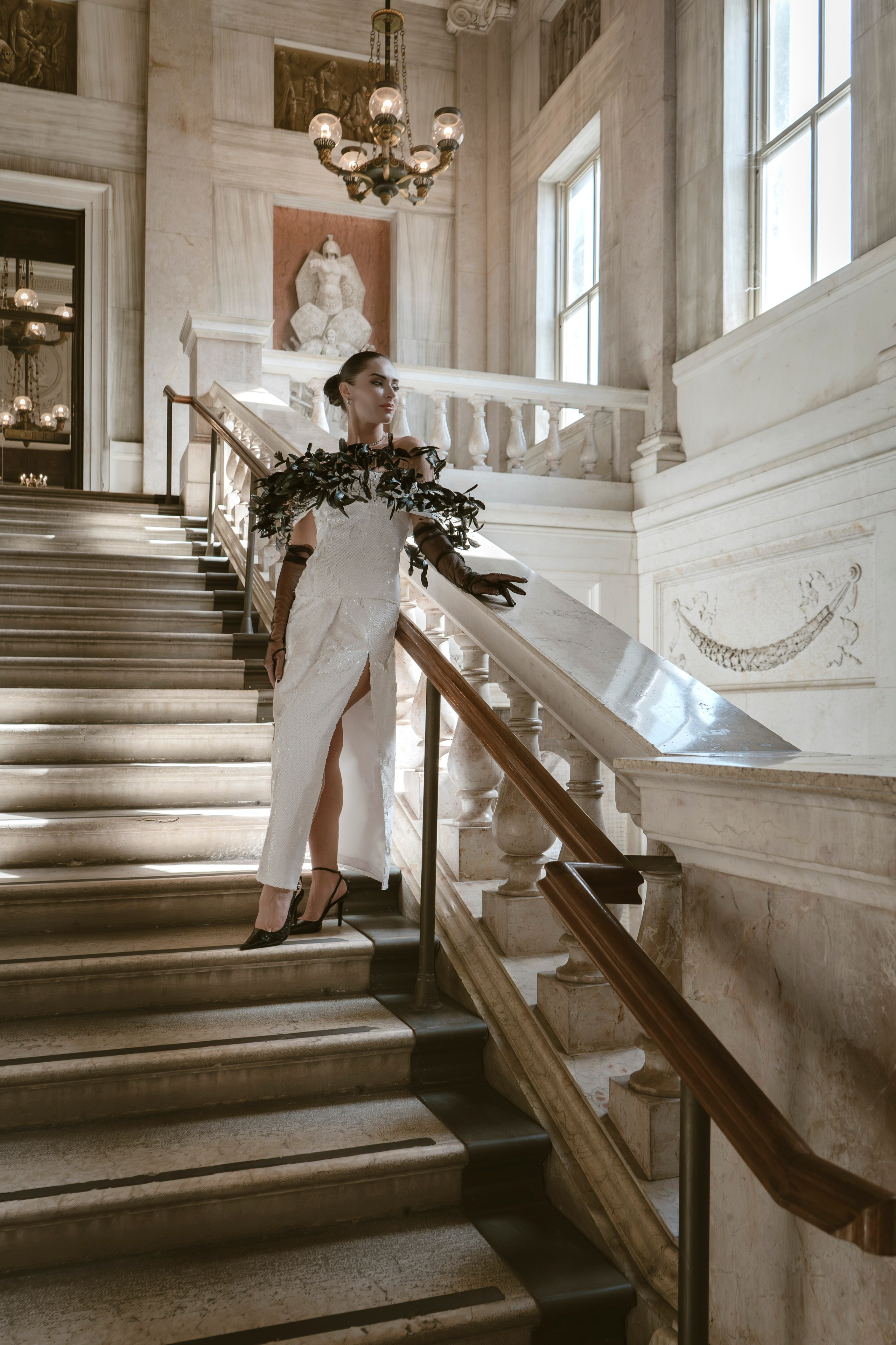  Luxury personal photoshoot in Venice on a private boat with flowing dress.
