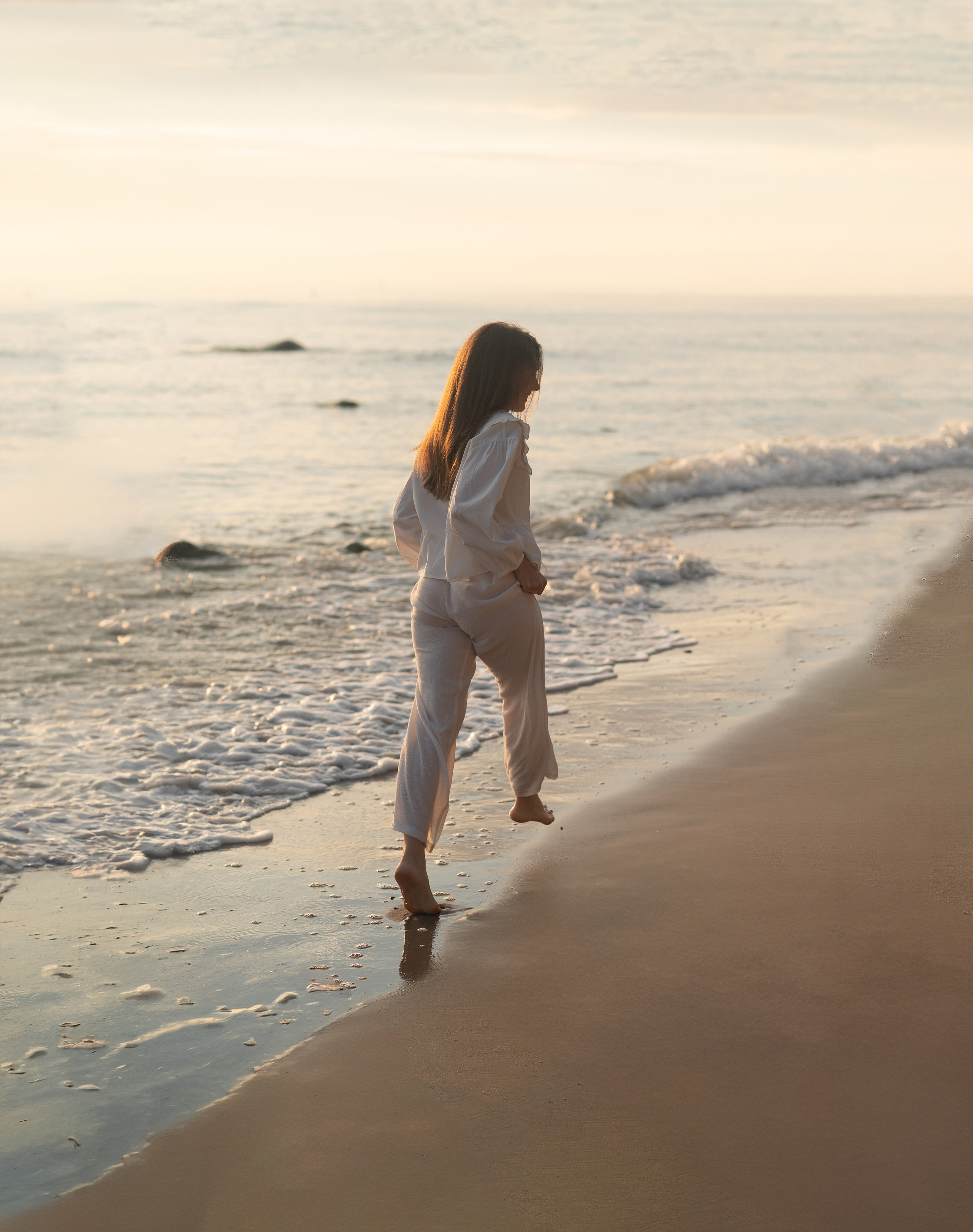 Фотосессия на море подруги в Зеленоградске. Фотограф в Калининграде Анна Пошкус