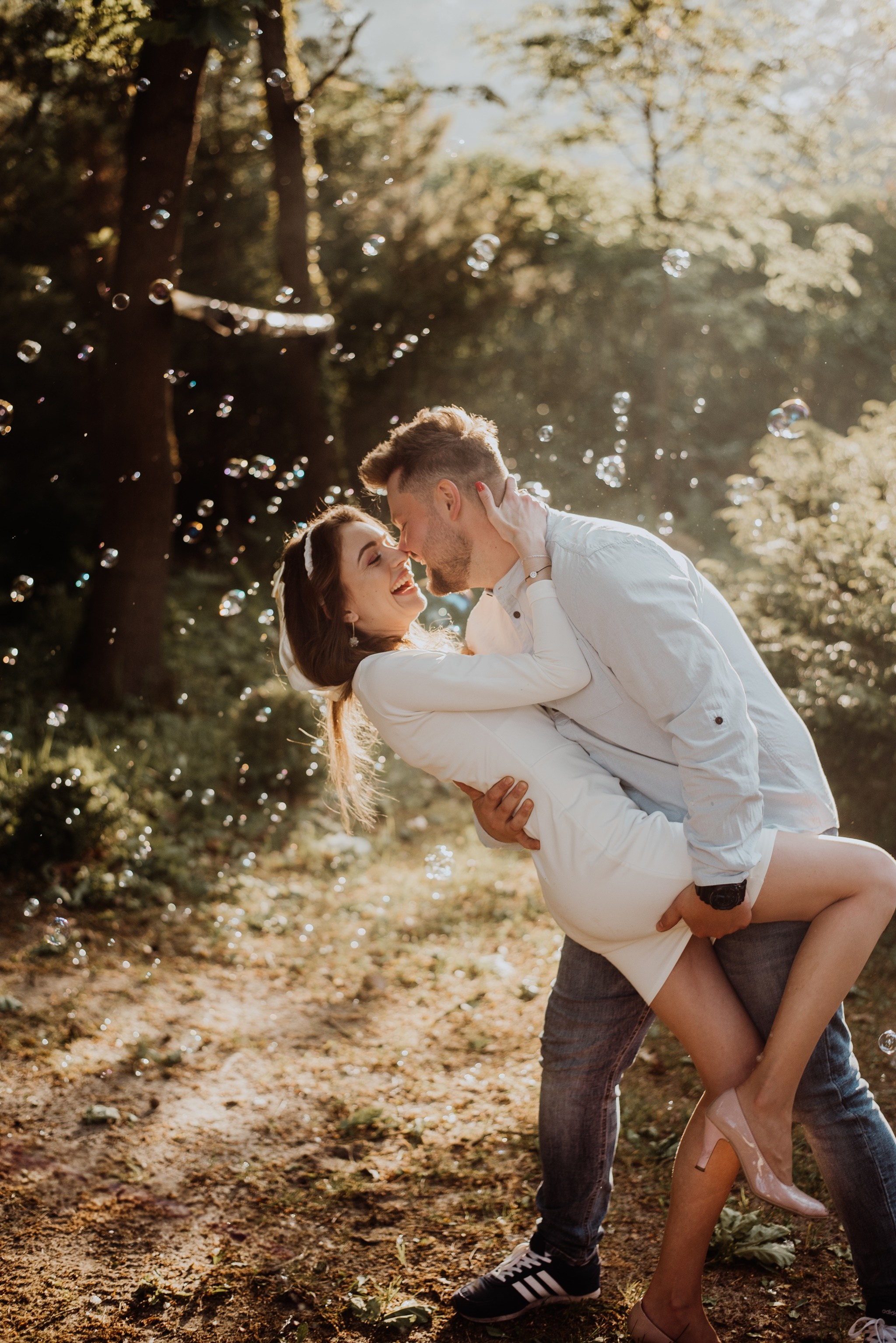 Sesja narzeczeńska Ewelina i Paweł. Dominika Strachacka Fotografia | Fotograf ślubny i rodzinny Opole Lubelskie Lublin