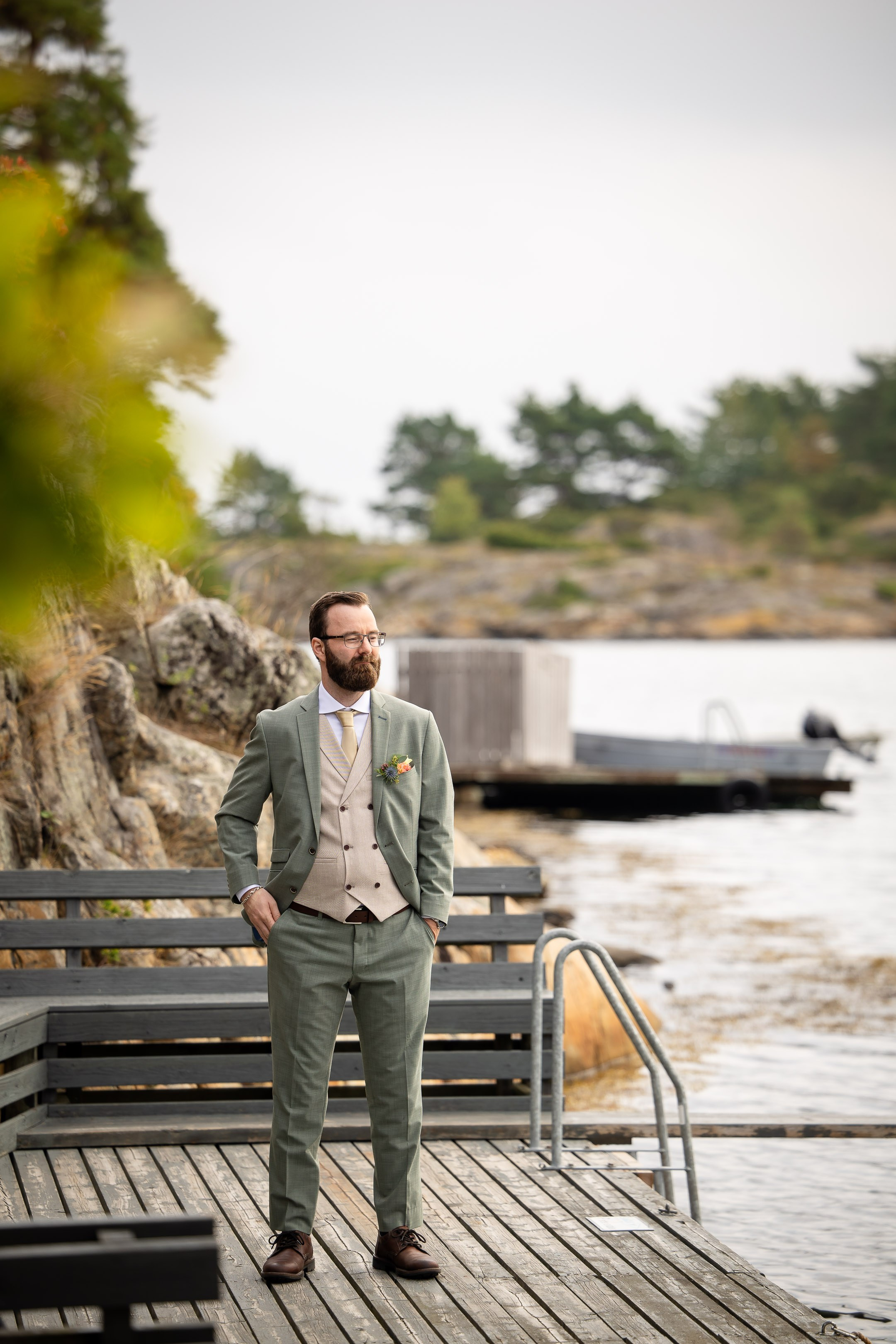 Bryllupsfotografering på Tromøya i Arendal. Bryllupsfotograf i Oslo og Rogaland — Meisal Media