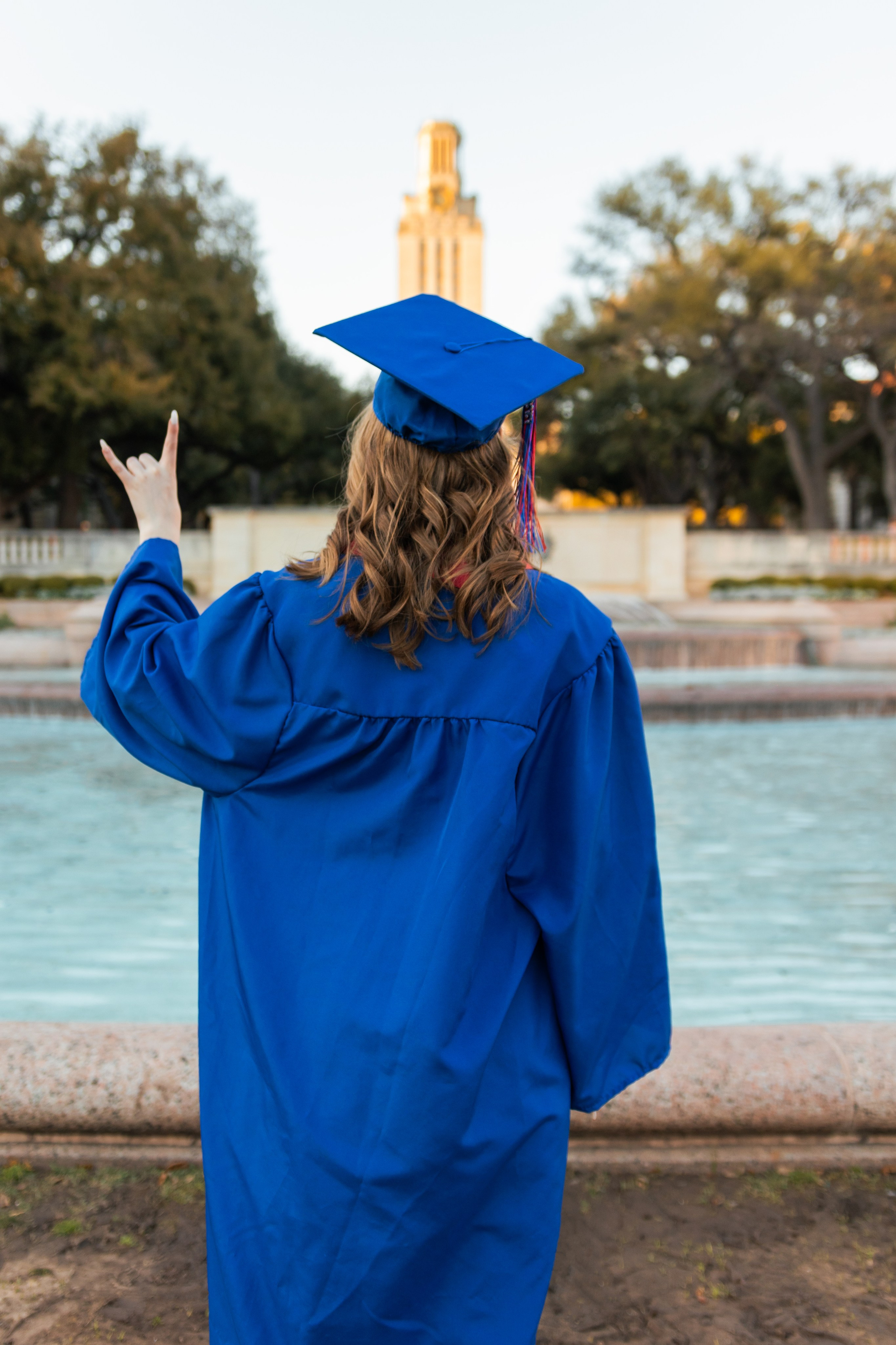 Raleigh’s graduation photoshoot at the Zilker Botanical Gardens