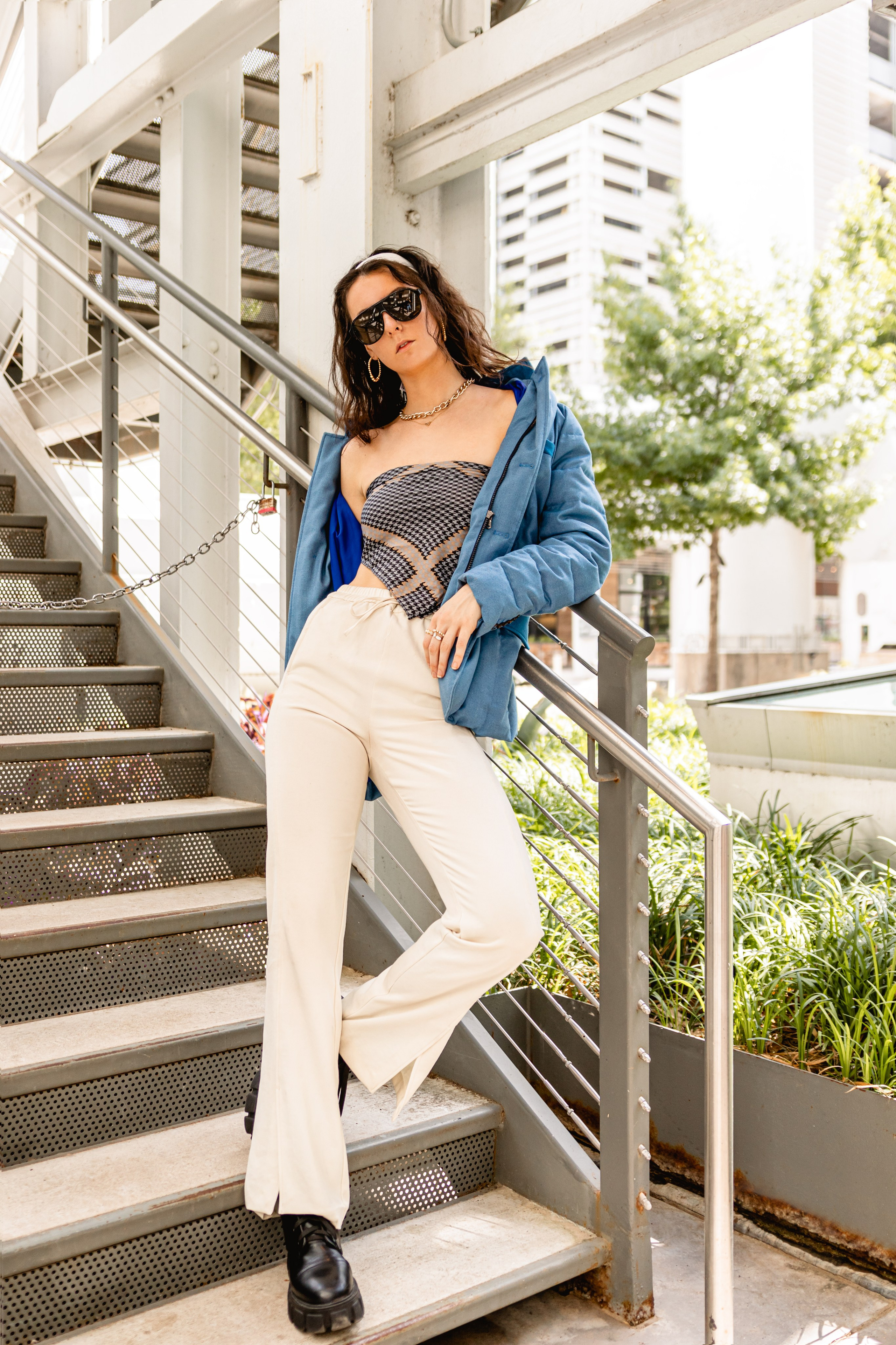 Alison’s fashion photoshoot at the Austin Power Plant