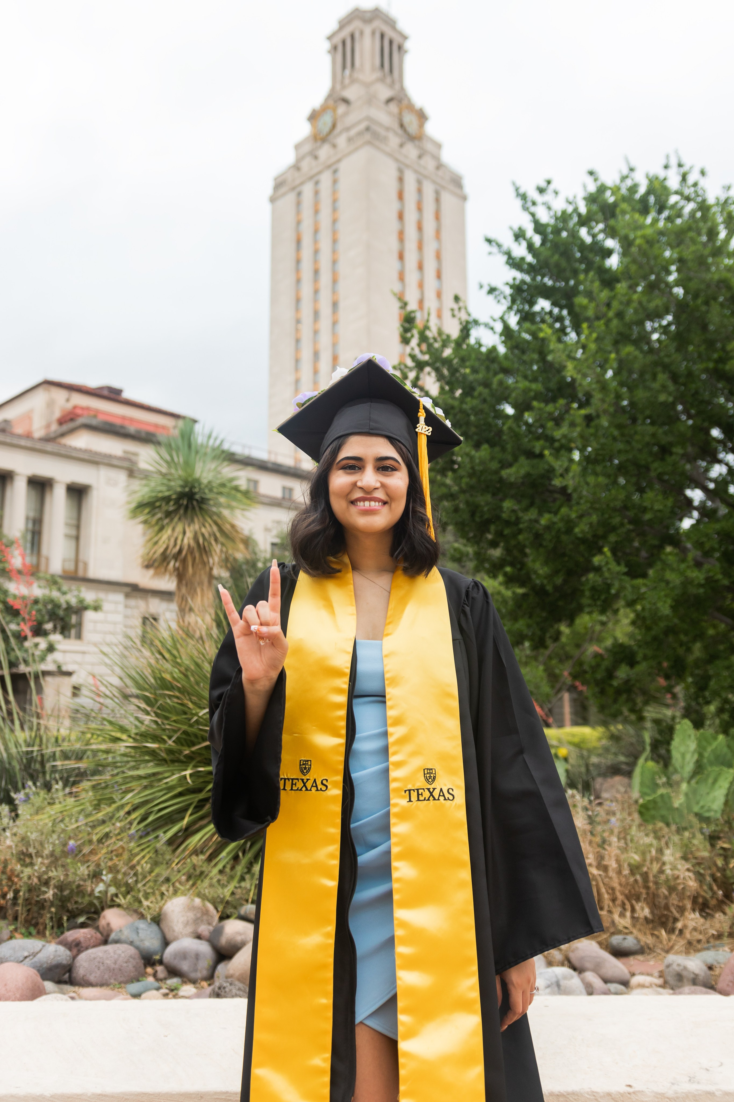 Maria’s graduation photoshoot at the University of Texas Austin