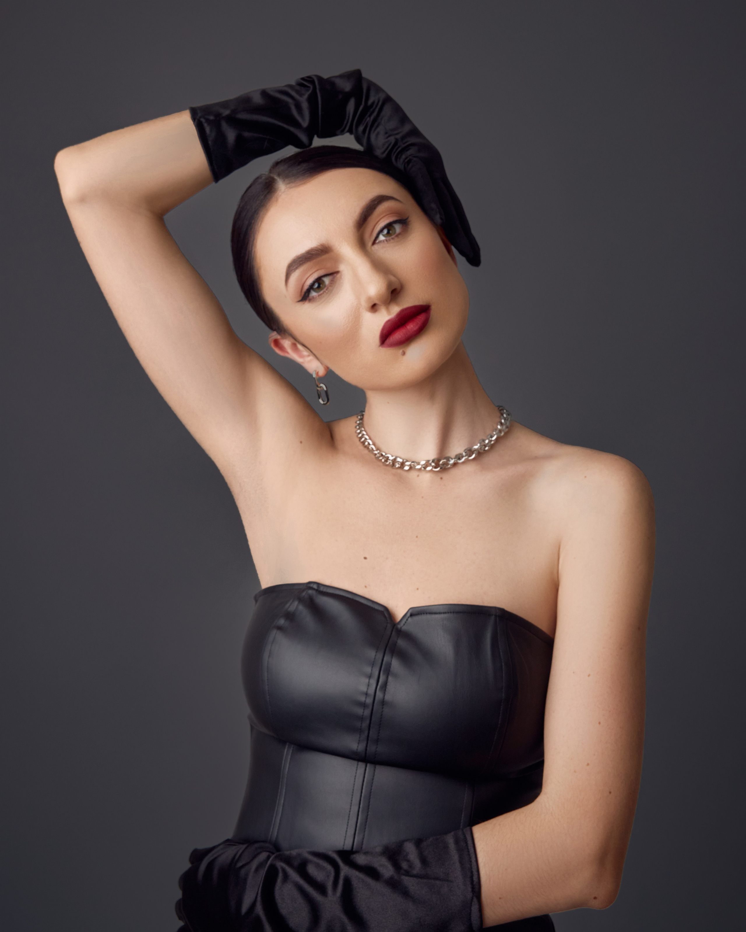 Studio-Shooting. Portraitfotografin Natalia Calcagnile