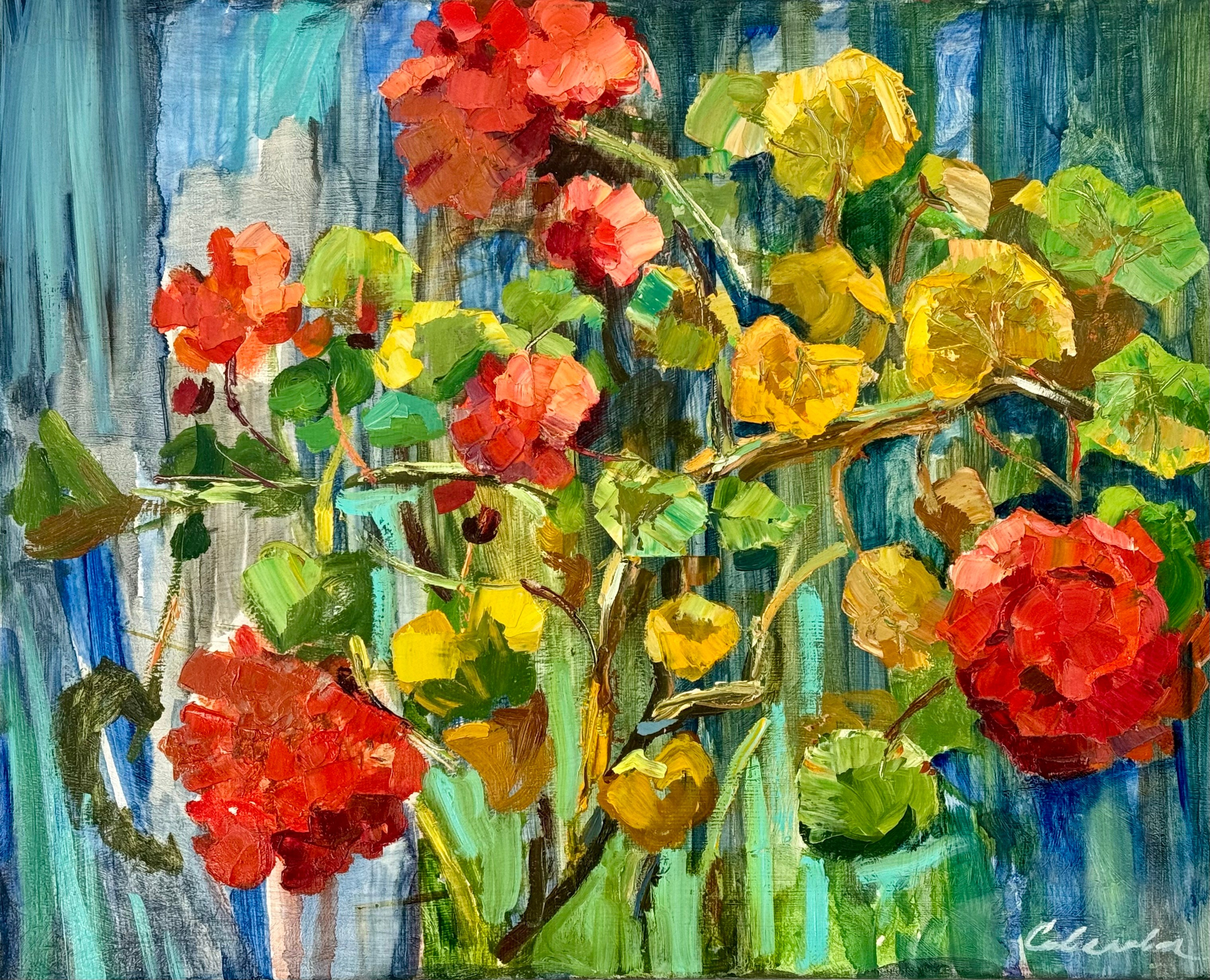 «Geranium». Художник живописец Савелова Ольга