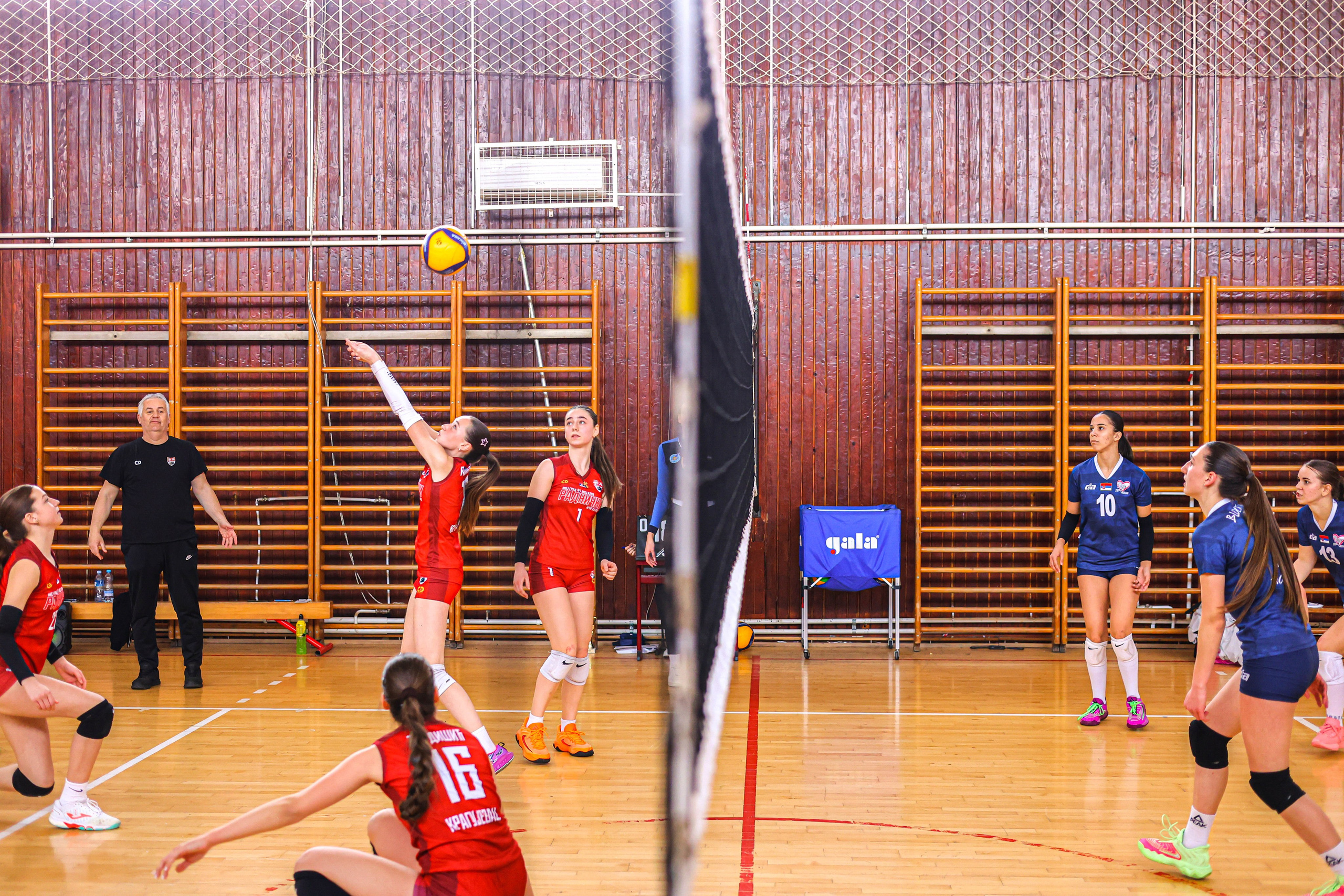 Odbojka 22.03.  Radnicki KG — BlockVolley JAG. Foto Simic Jagodina