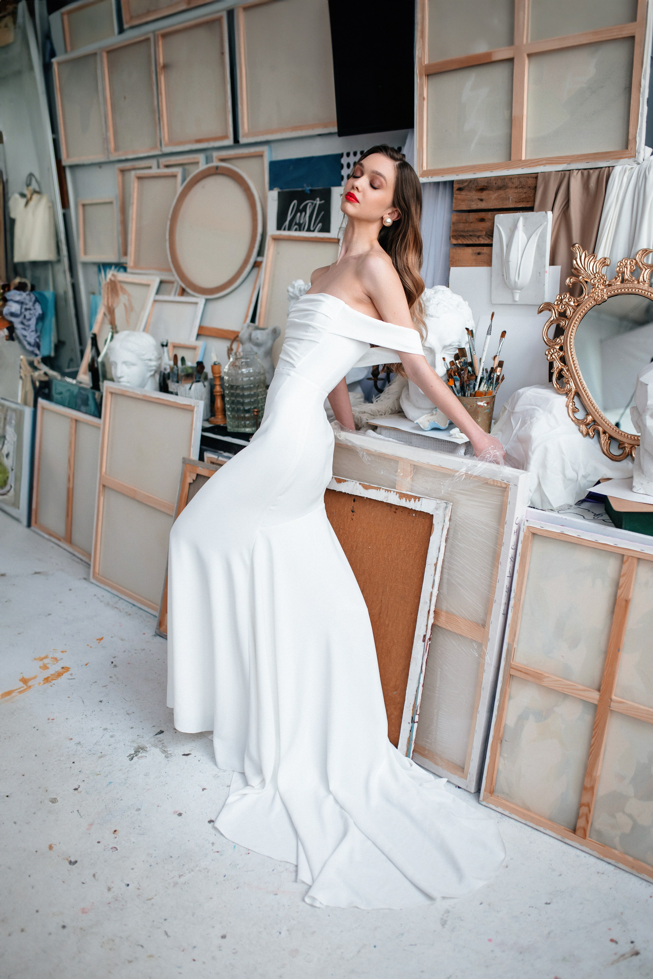 Свадебное утро в мастерской. Свадебный и портретный фотограф Юлия Пыльченко