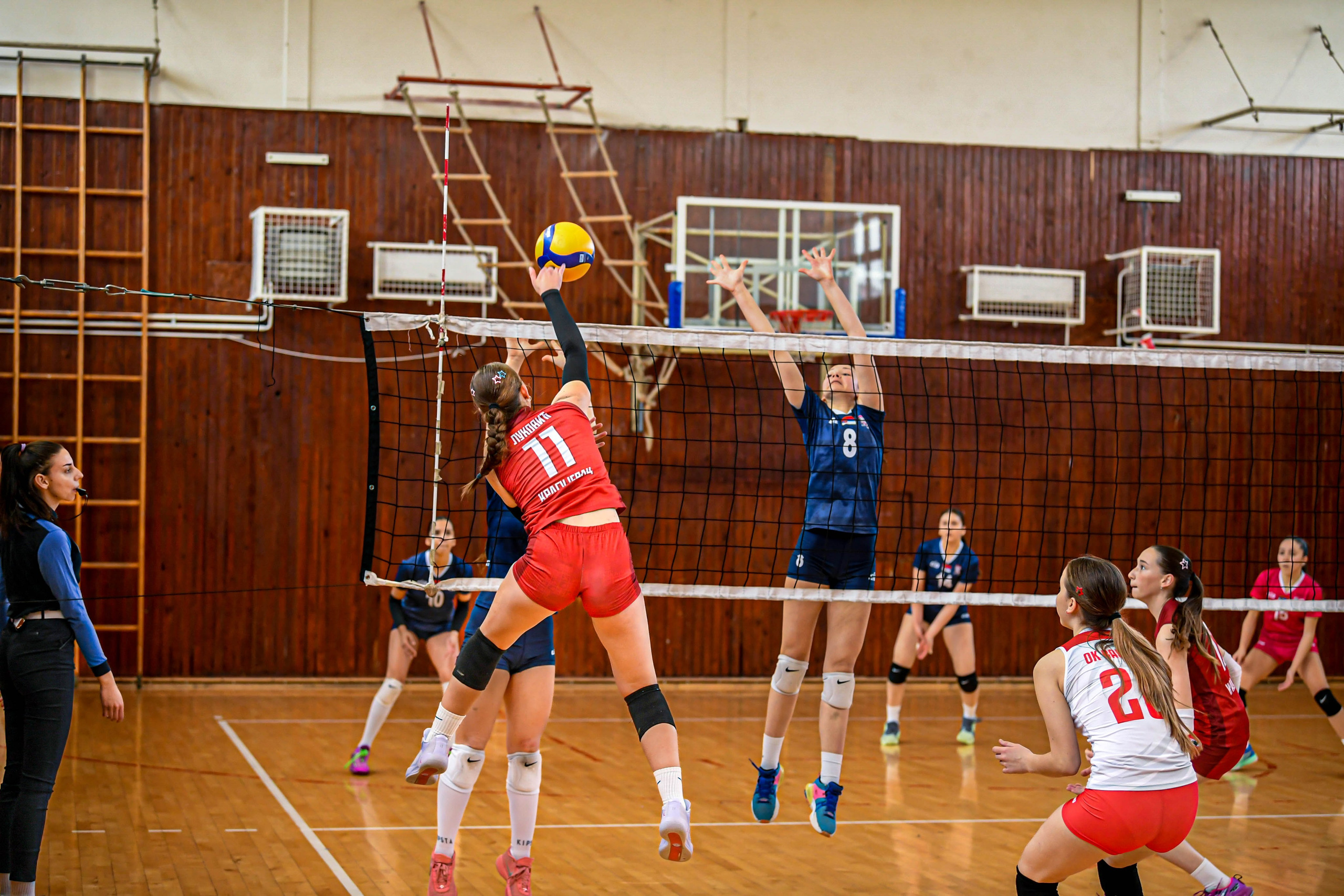 Odbojka 22.03.  Radnicki KG — BlockVolley JAG. Foto Simic Jagodina