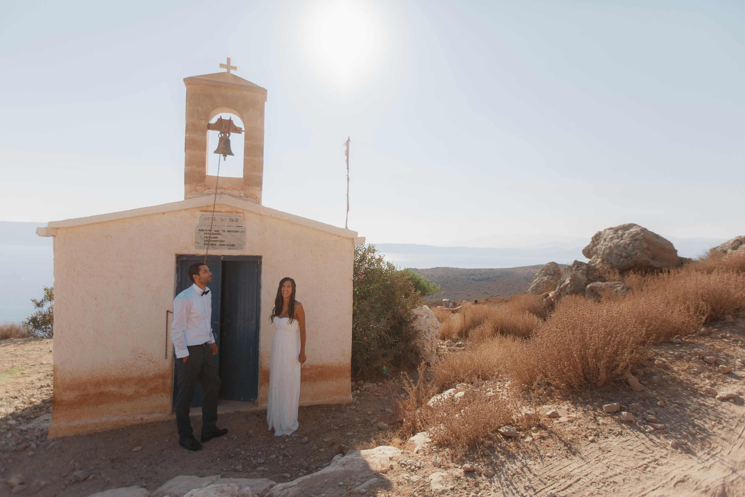 Marino & Steffi, Crete. Denny Savon — Photographer in Santorini | Weddings, Love Stories & Flying Dress