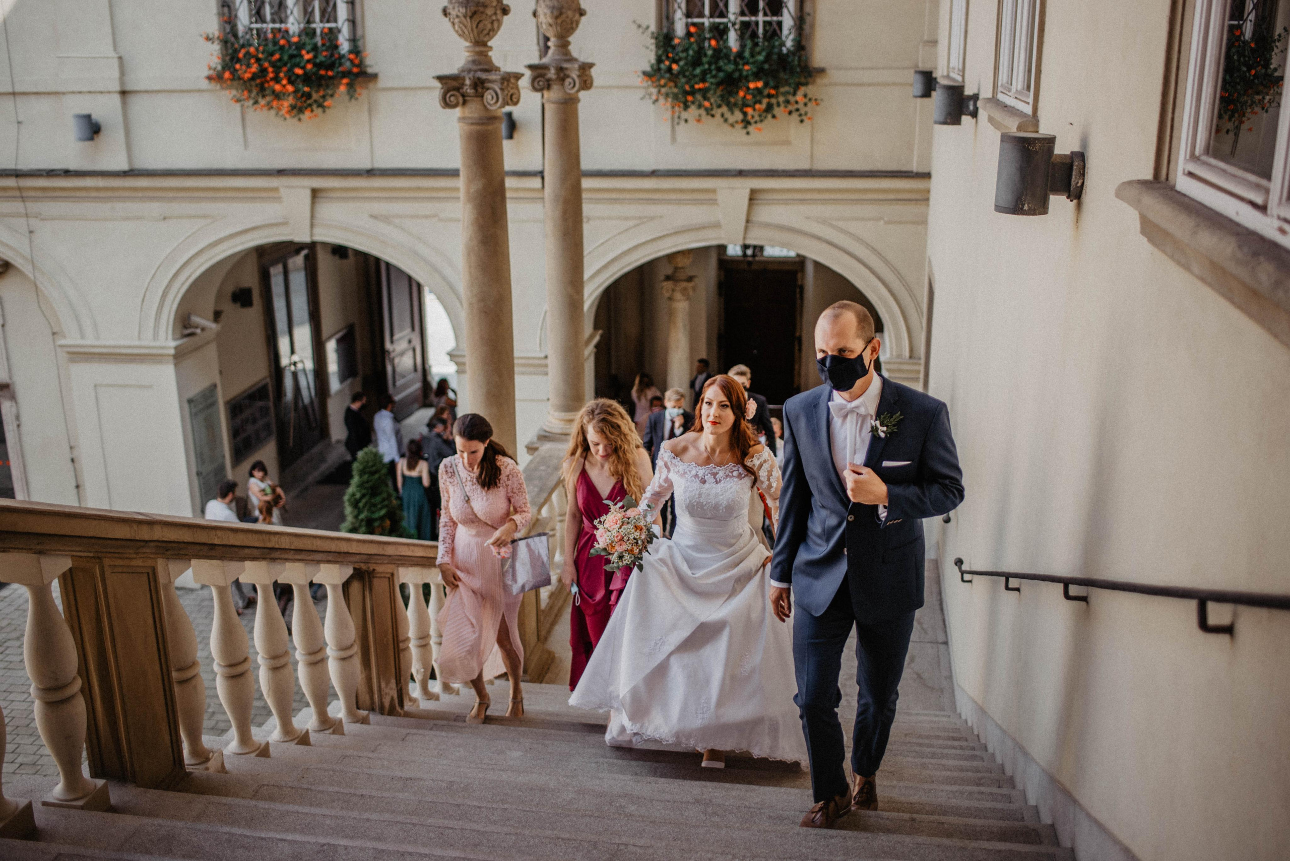 Svatba v centru Brna. Špilberk. Lifestyle, wedding and family photographer