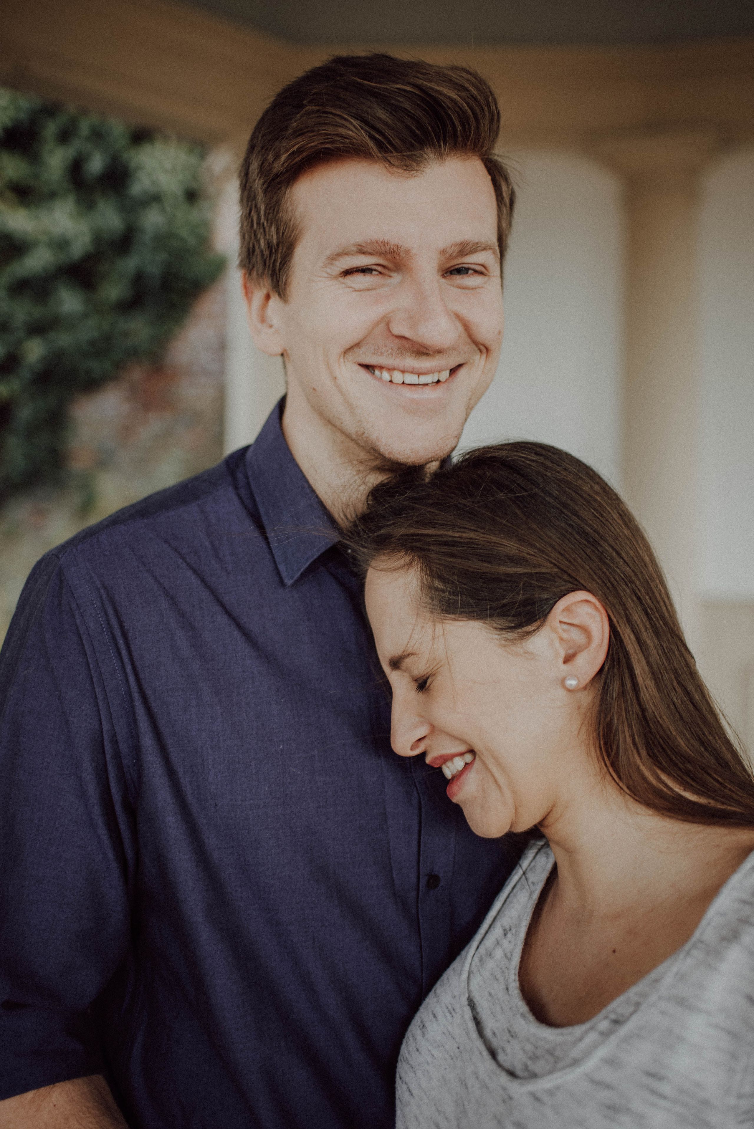 Veronika Jirková Couple in love during spring pregnancy photoshoot. Lifestyle, wedding and family photographer