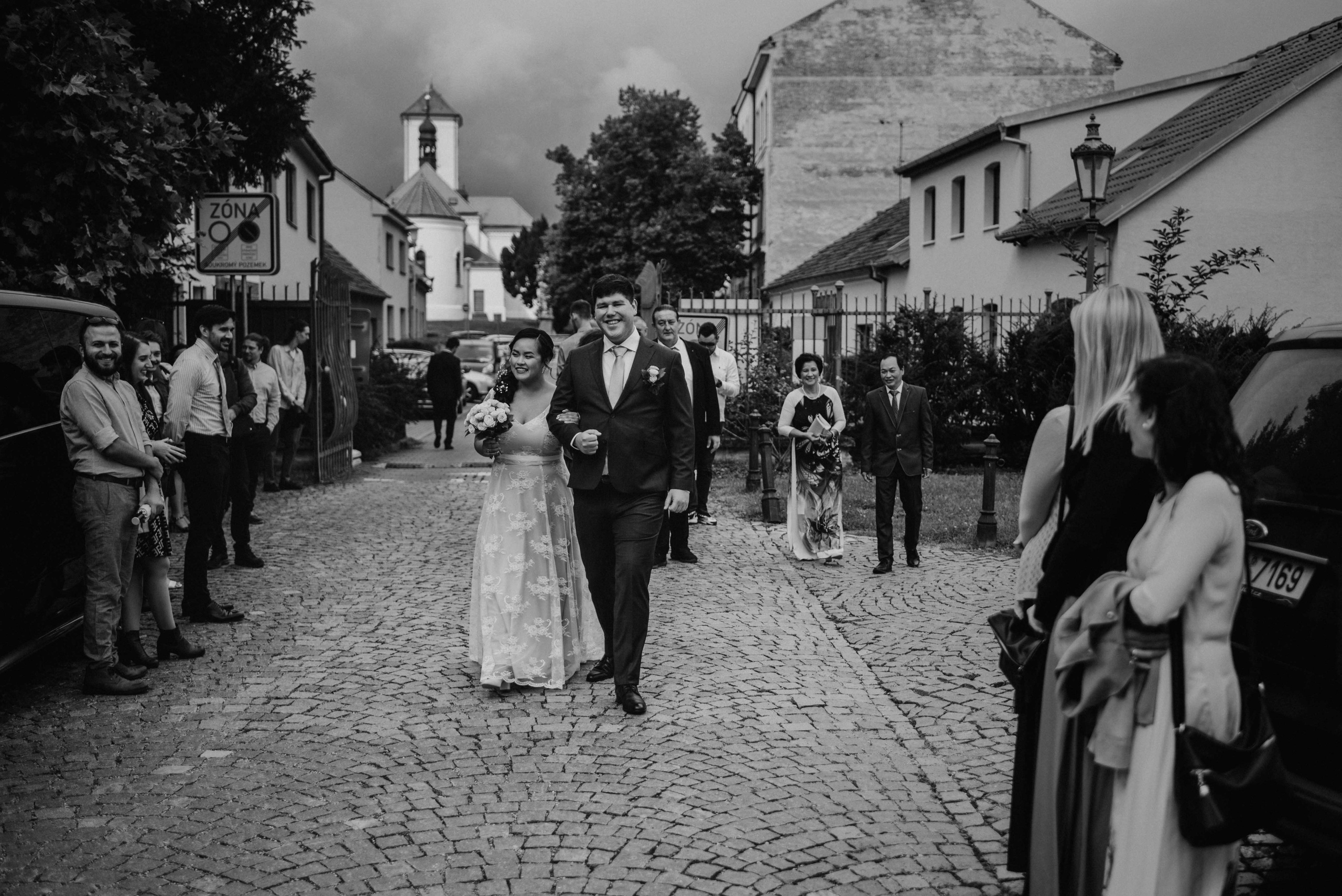 Svatba v centru Brna na Zelném trhu. Lifestyle, wedding and family photographer