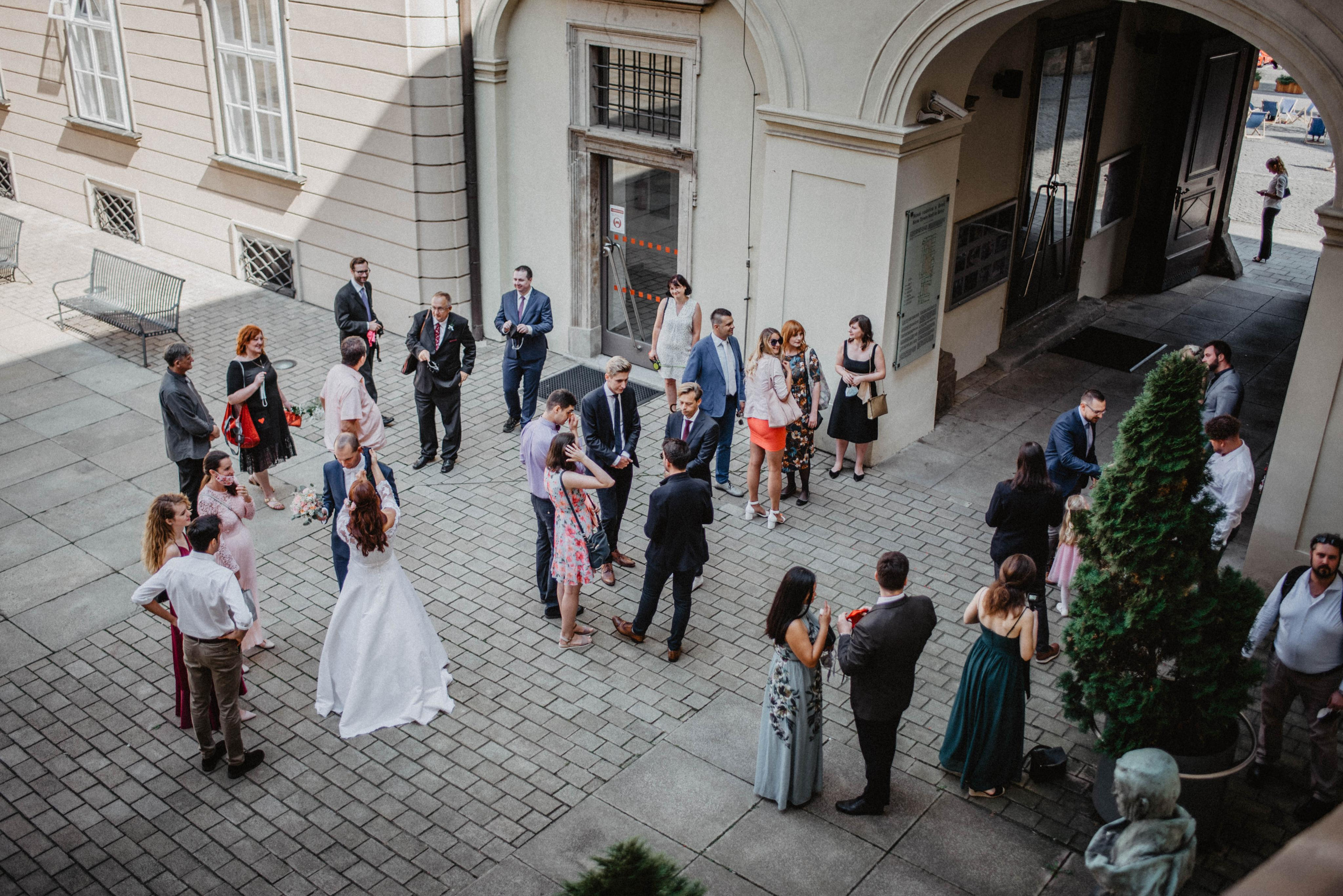 Svatba v centru Brna. Špilberk. Lifestyle, wedding and family photographer