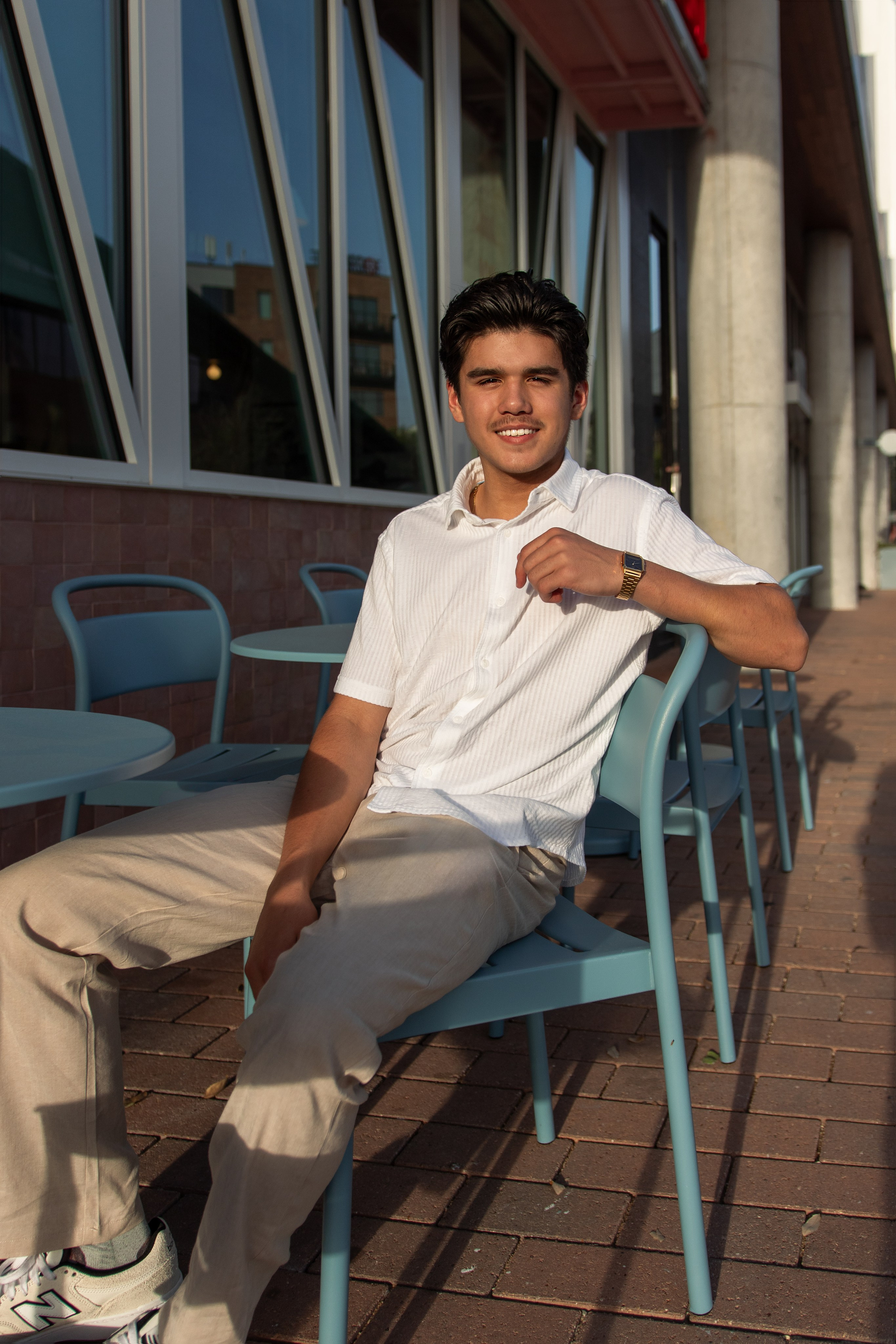 Parker’s Senior Photoshoot at Mueller Lake Park. Shunelett Myintthu Photography