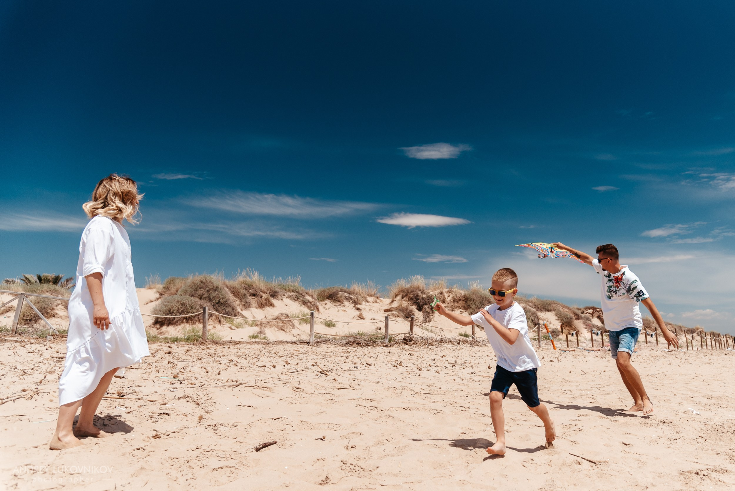 Семейная фотосессия на море