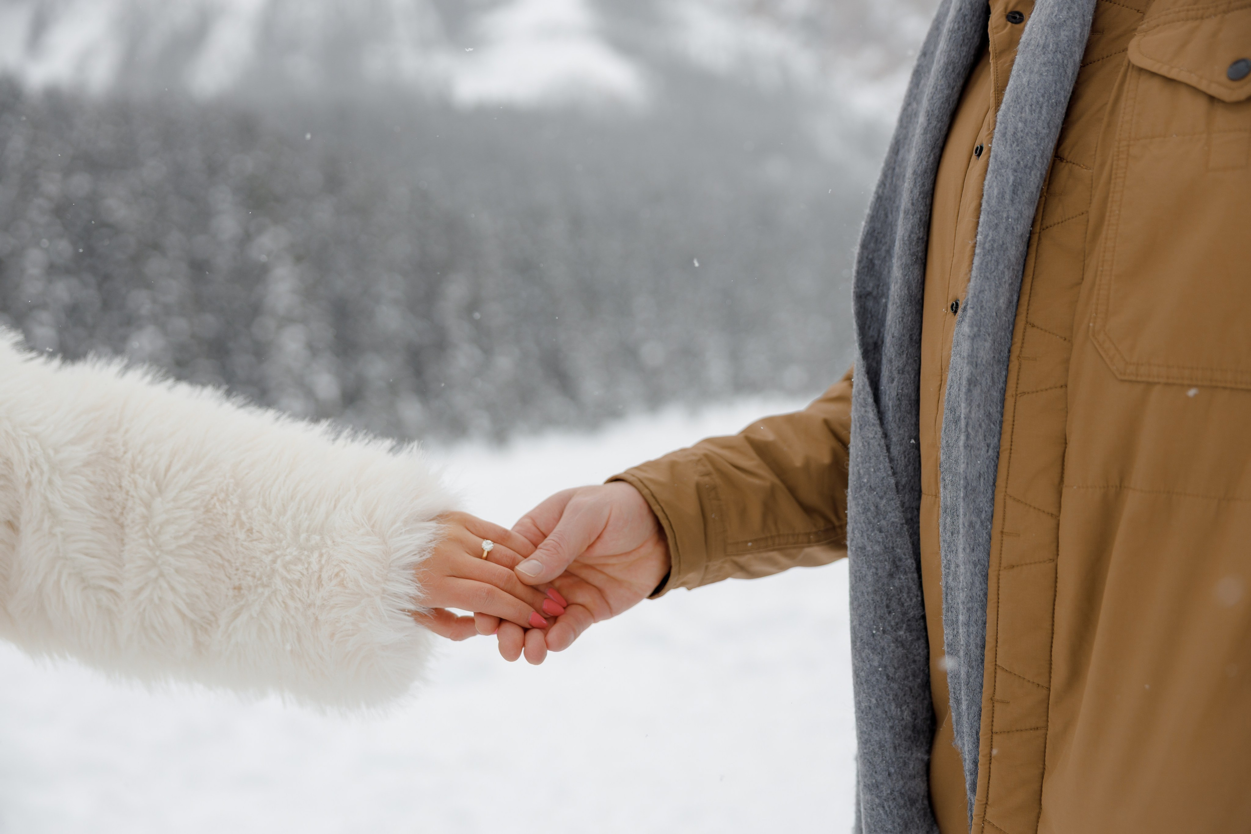 Lake Louise engagement session. Home