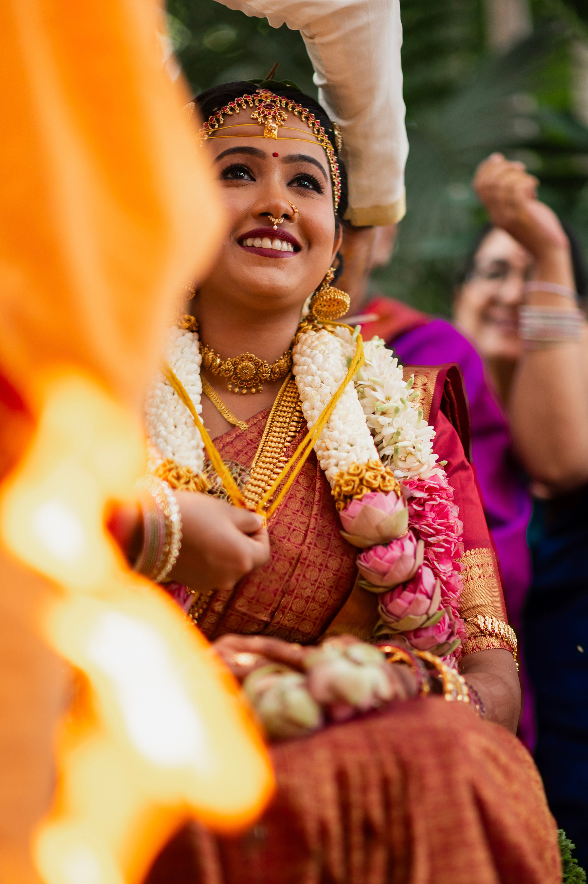 Samyuktha & Manoj, Tamil and Telugu Wedding at Angana Courtyard, Bangalore | Truly Yours