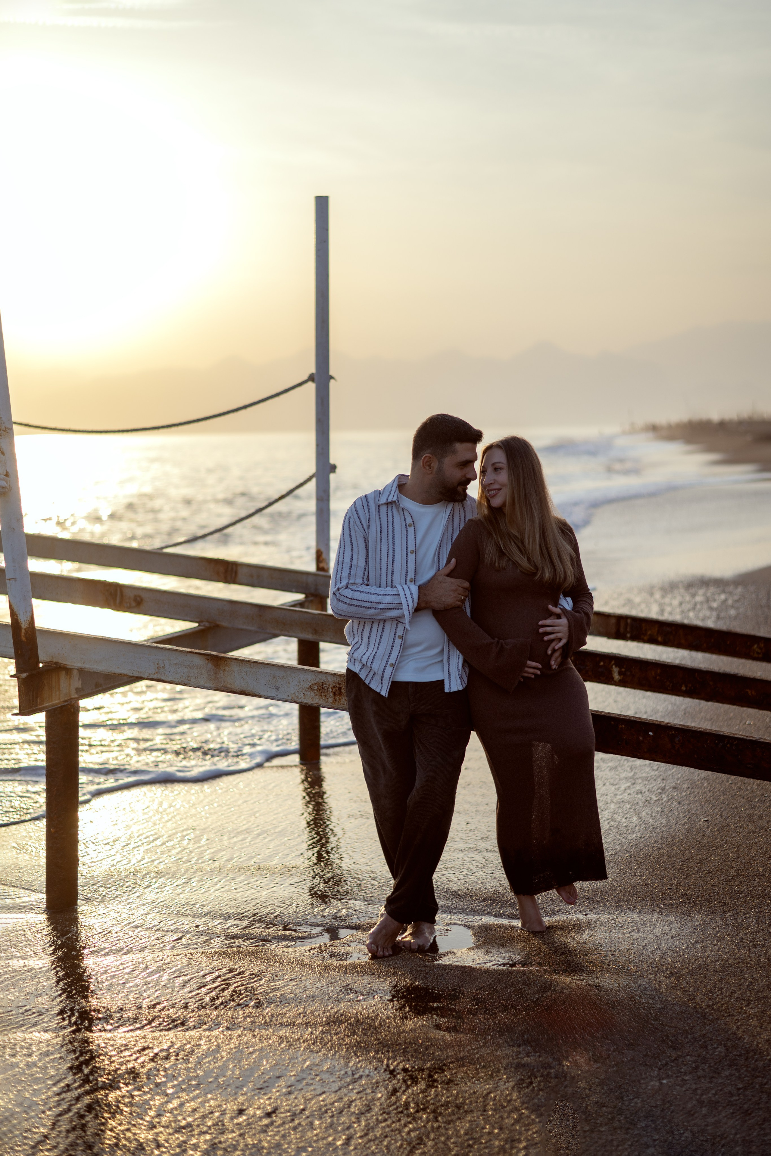 Семейная фотосессия на море. Фотограф Анталия, Кемер, Белек, Сиде Дарья Кая