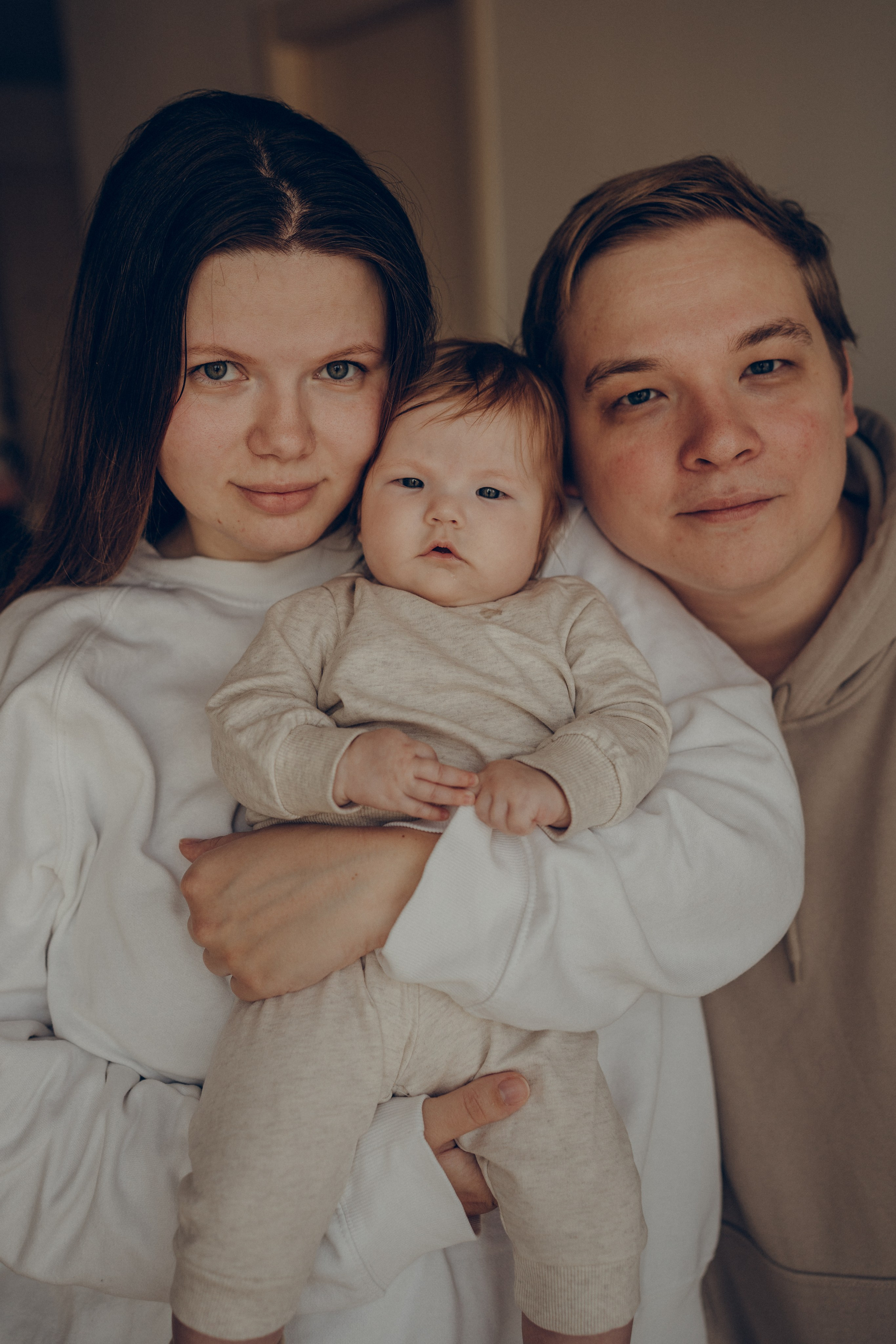 Семейная с младенцем. Фотограф Москва Ларина Юлия