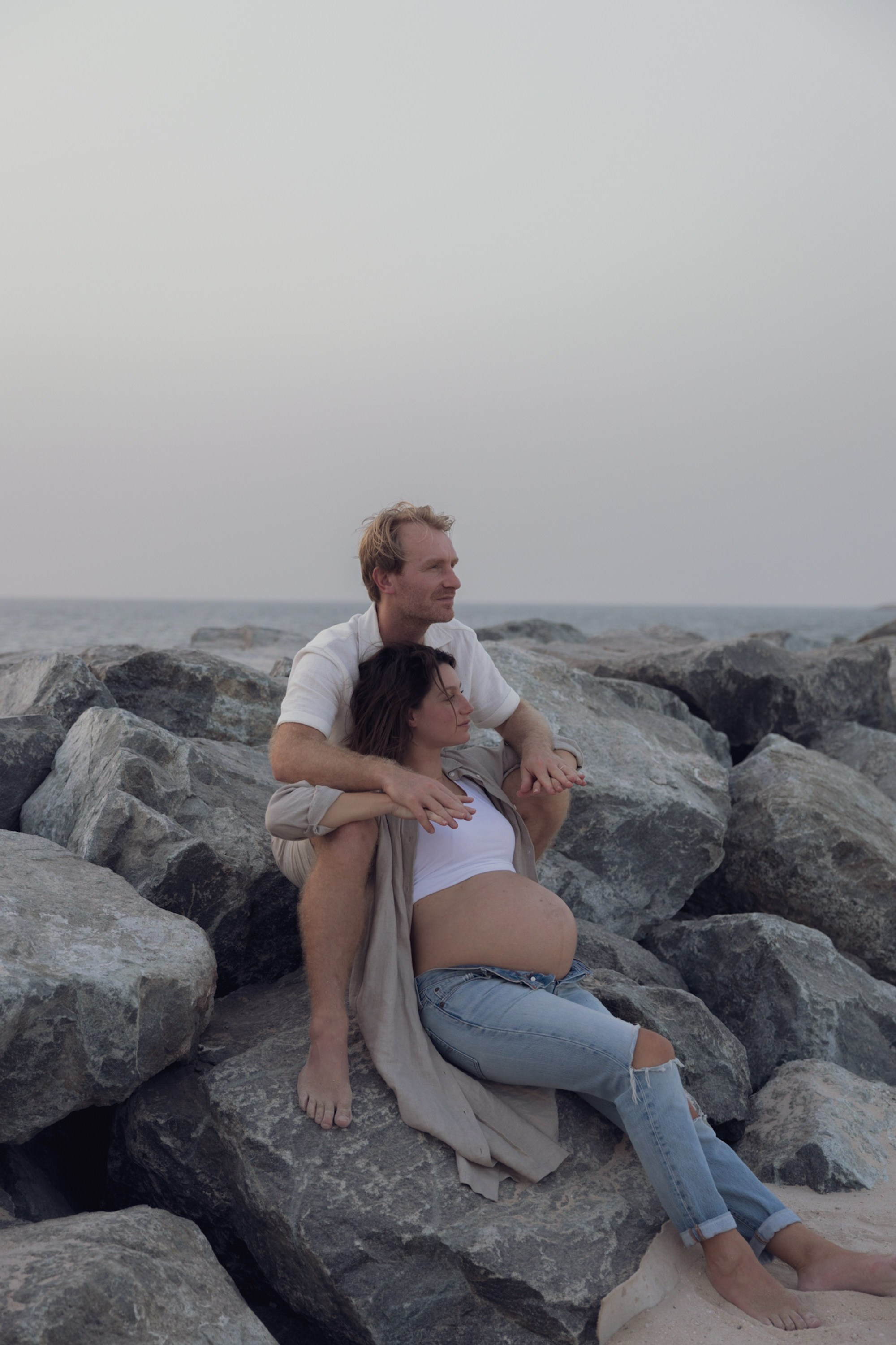 Maternity Session — Beach. Family Photographer in Dubai