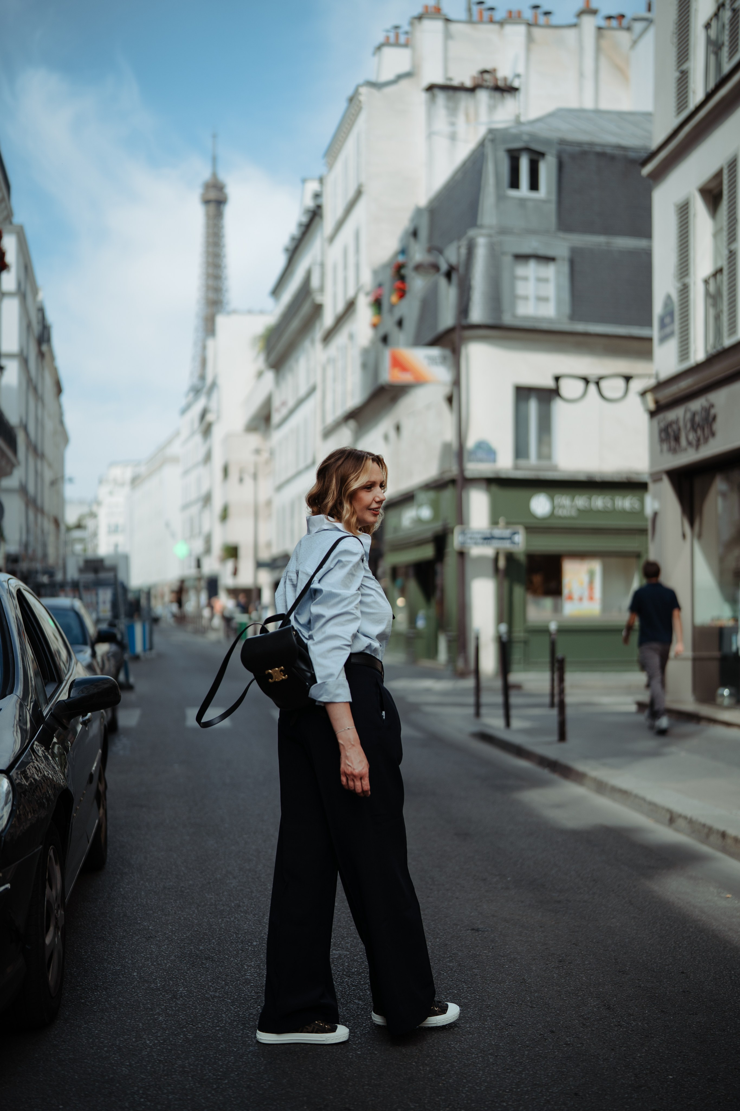 Кира, Елена и Михаил в Париже. Paris photographer — Polina Osipova