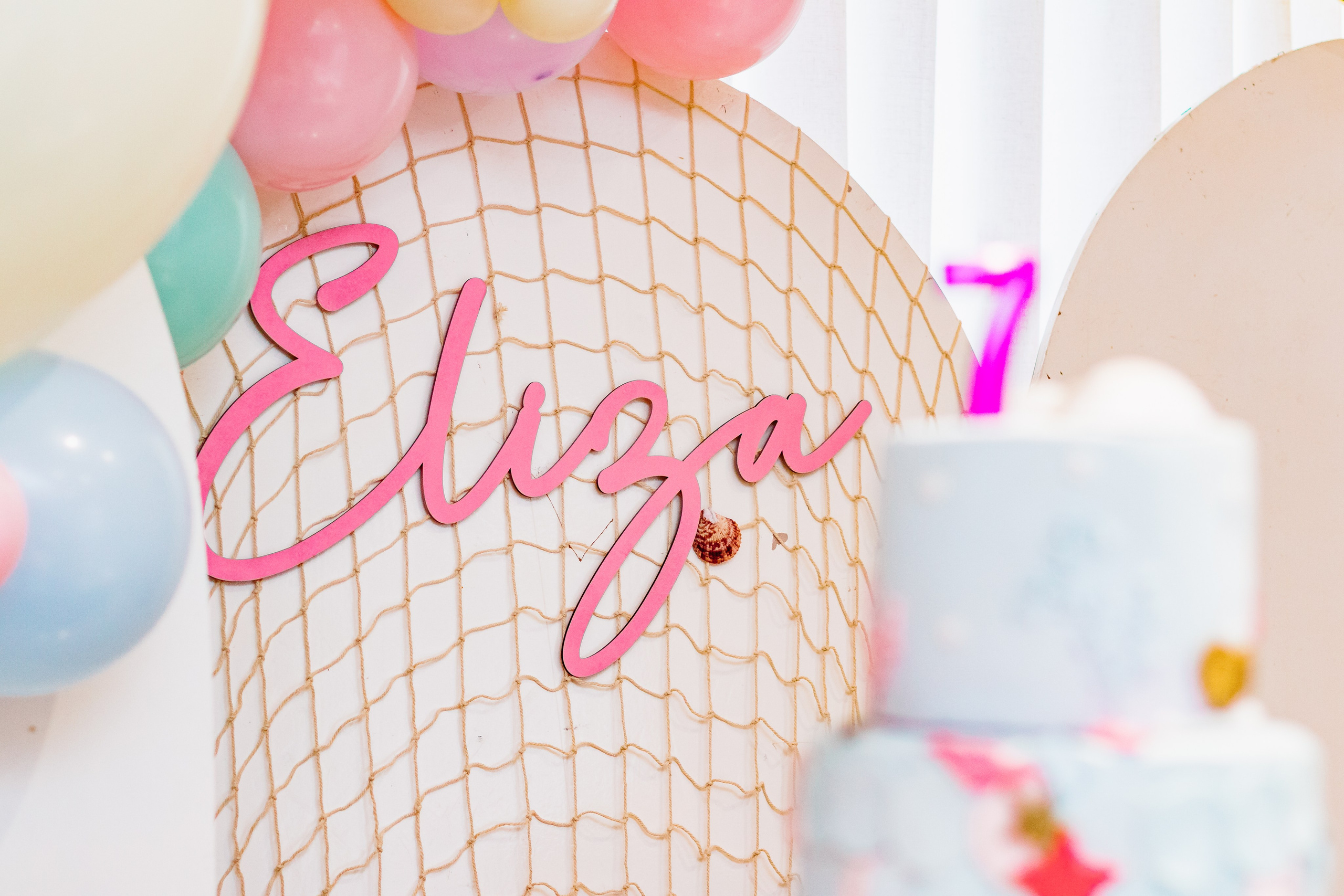 Eliza — Aniversário 7 anos. Principal