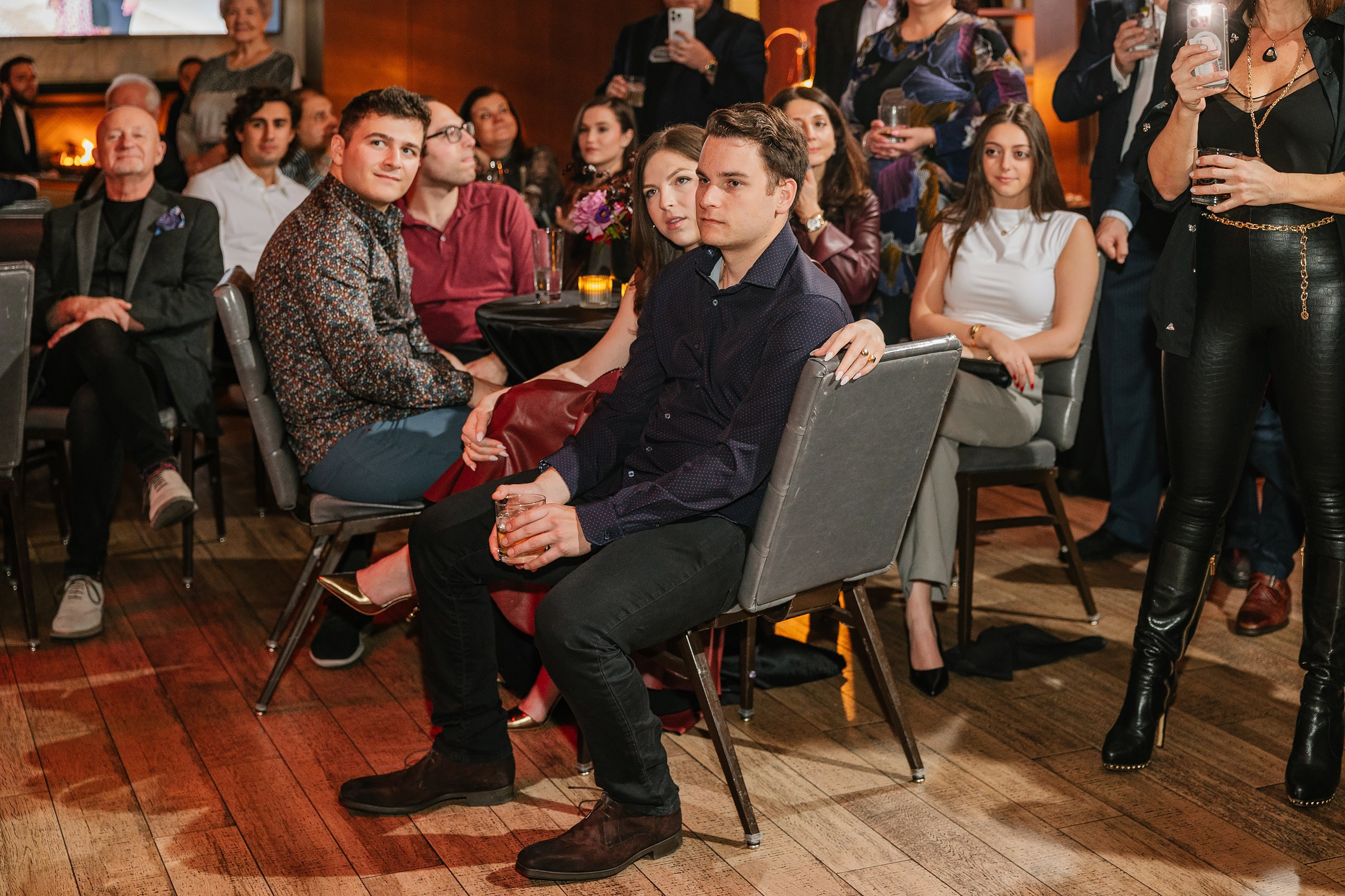 02.18.2024 Engagement Party. Wedding family event photographer in Chicago Nick Yushevich