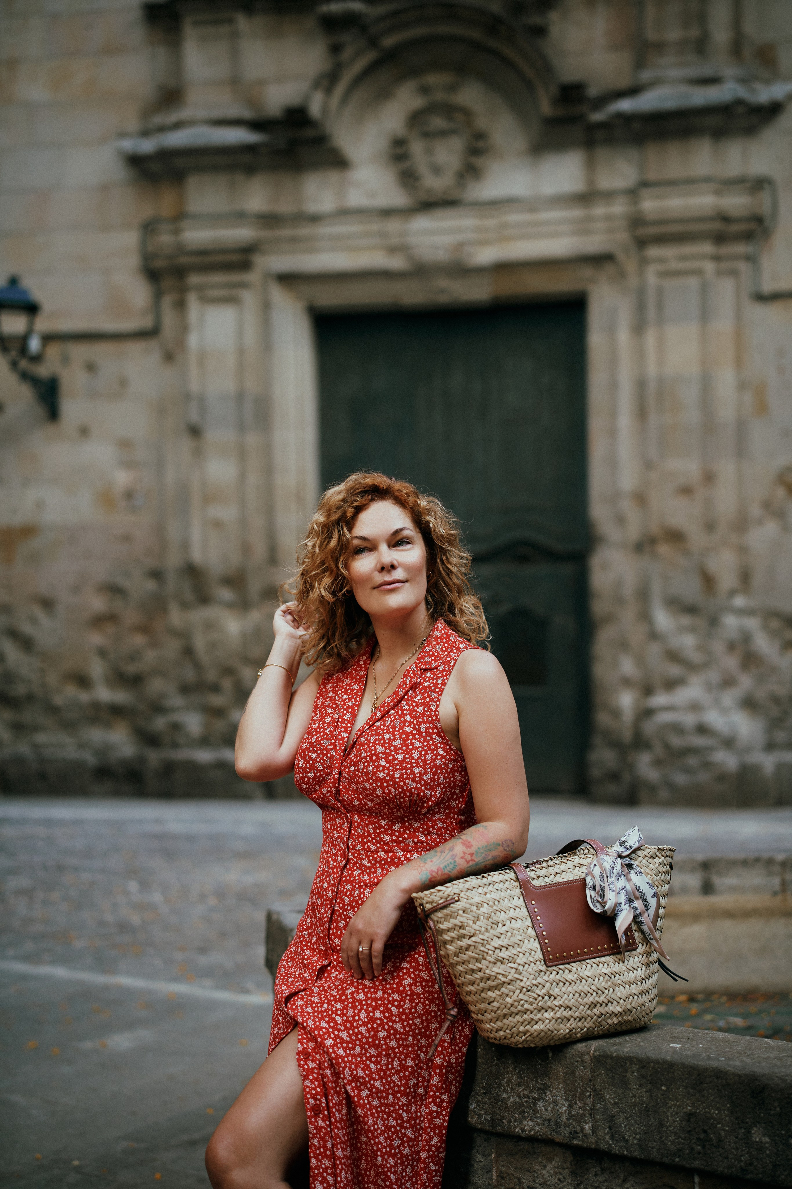 Красное платье. Кристина. Фотограф в Барселоне Жанна Захарченко