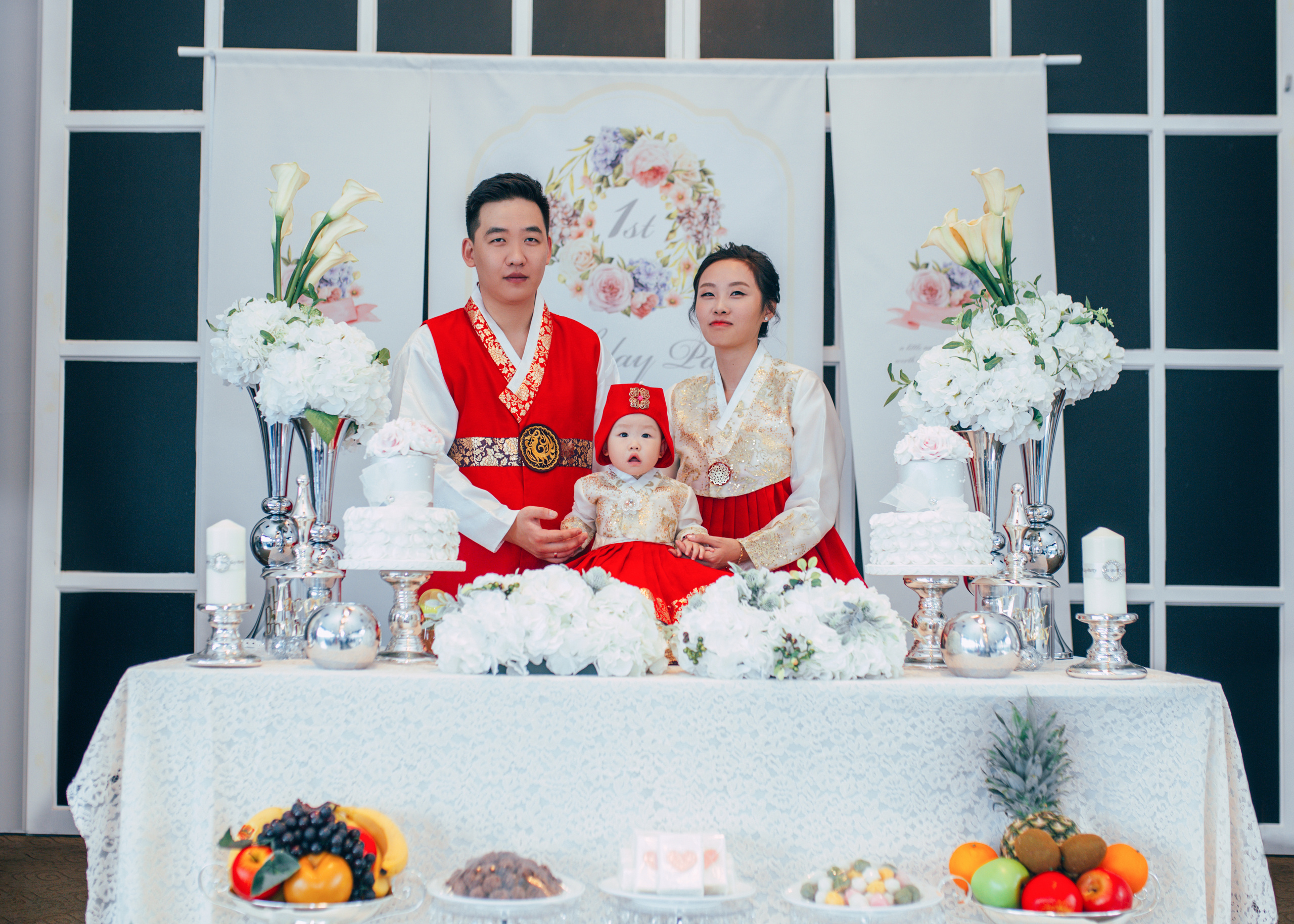 Алина — годик. Портретный фотограф в Южной Корее Ольга Лян