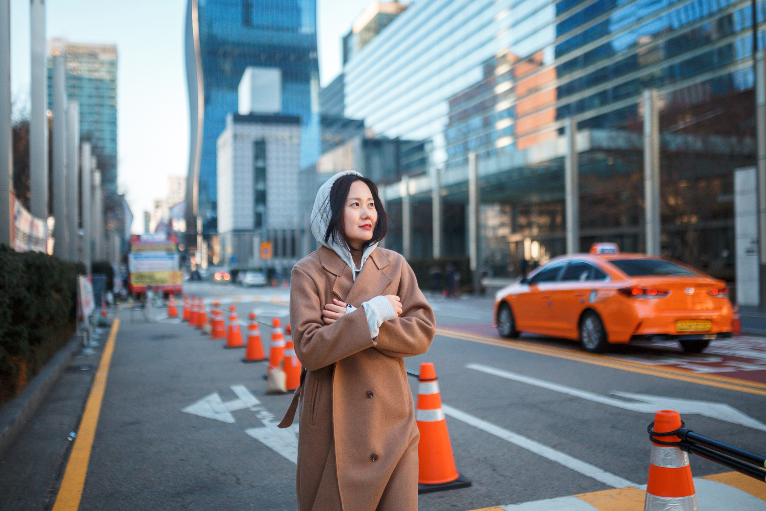 Валя. Вечерний Каннам. Портретный фотограф в Южной Корее Ольга Лян