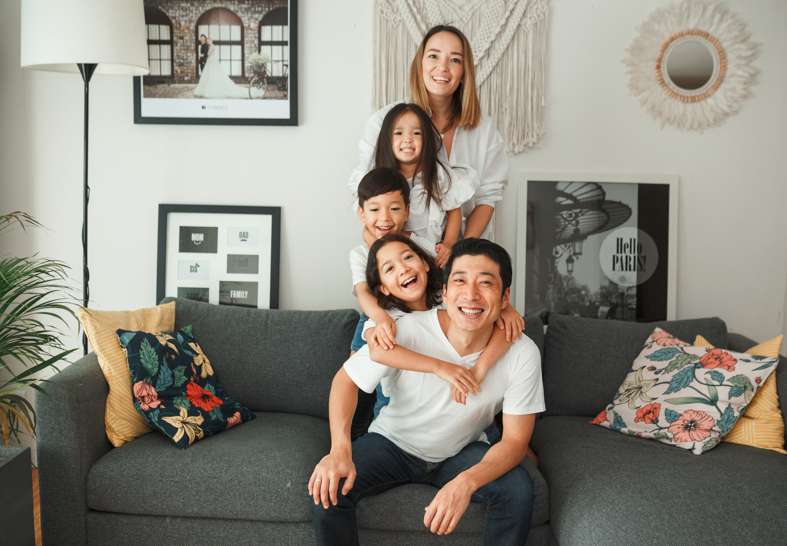 Song Family. Portrait photographer in South Korea Olga Lian