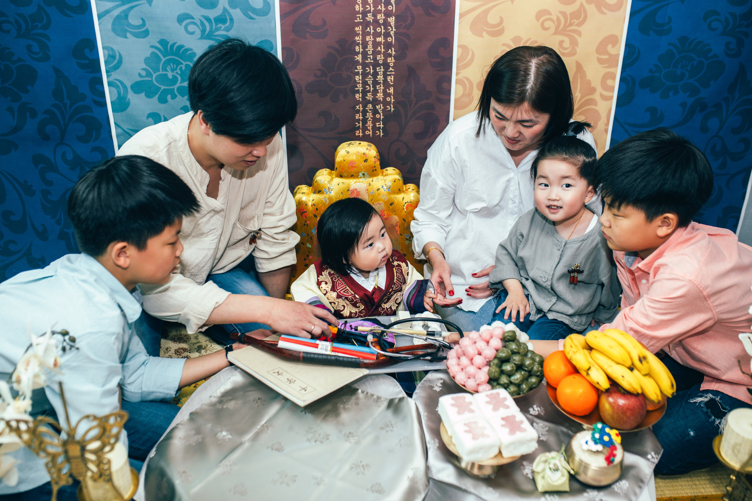 Daniel — 1 year. Portrait photographer in South Korea Olga Lian
